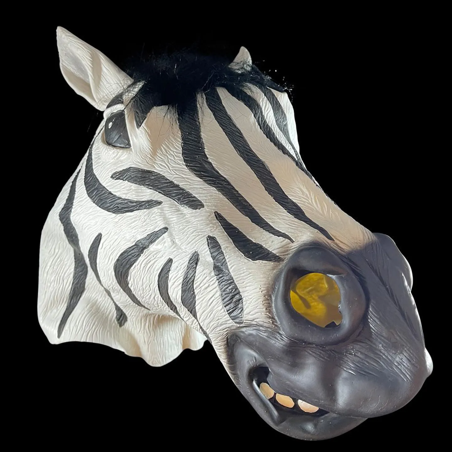 Halloween masker zebra latex kopen.