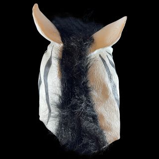 Halloween masker zebra latex bestellen