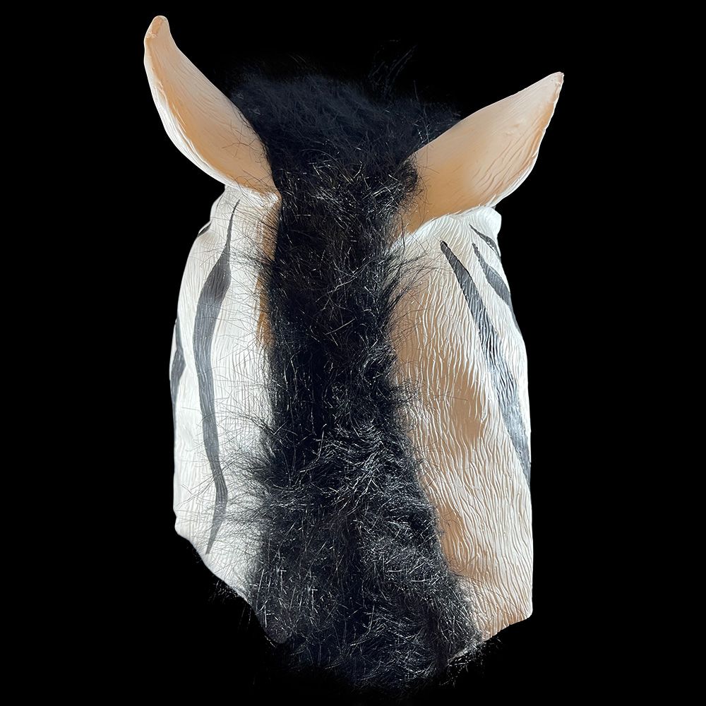 Halloween masker zebra latex bestellen