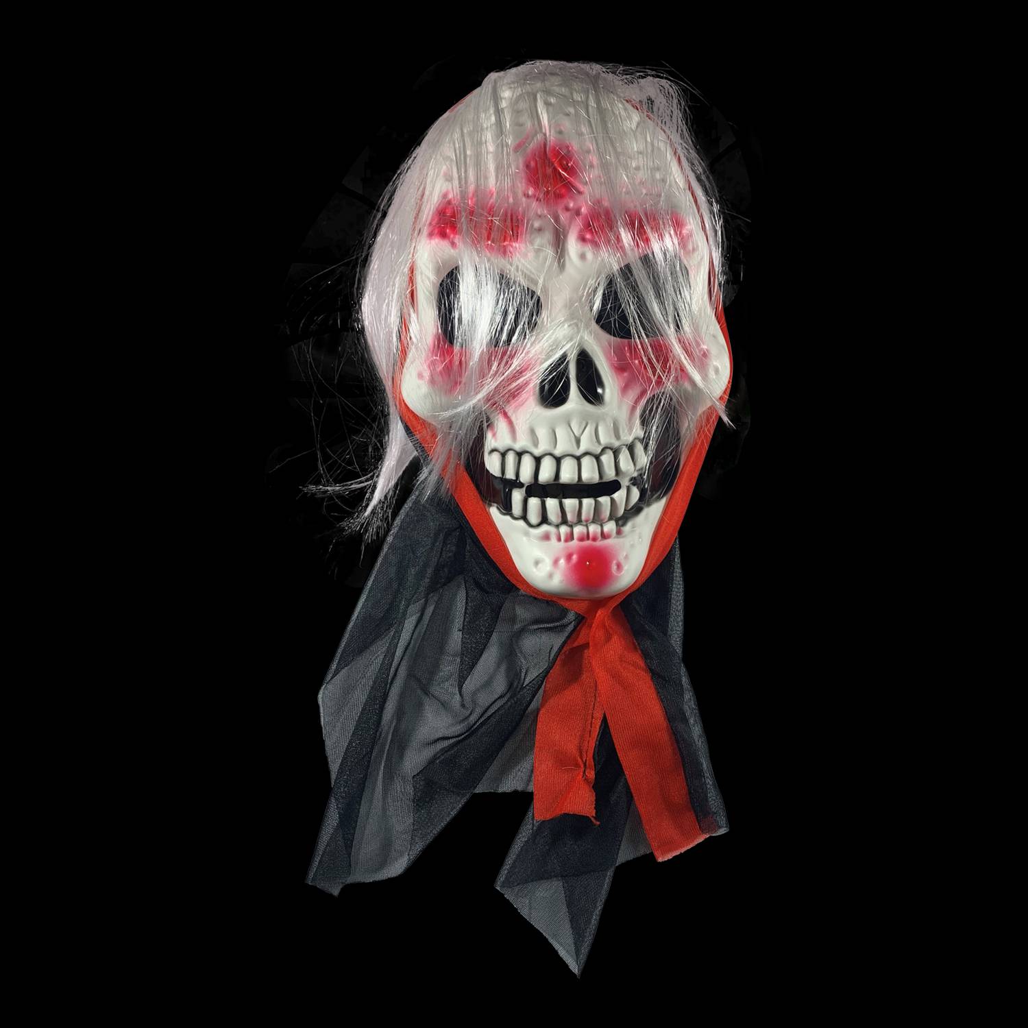 Halloween masker doodshoofd kunststof