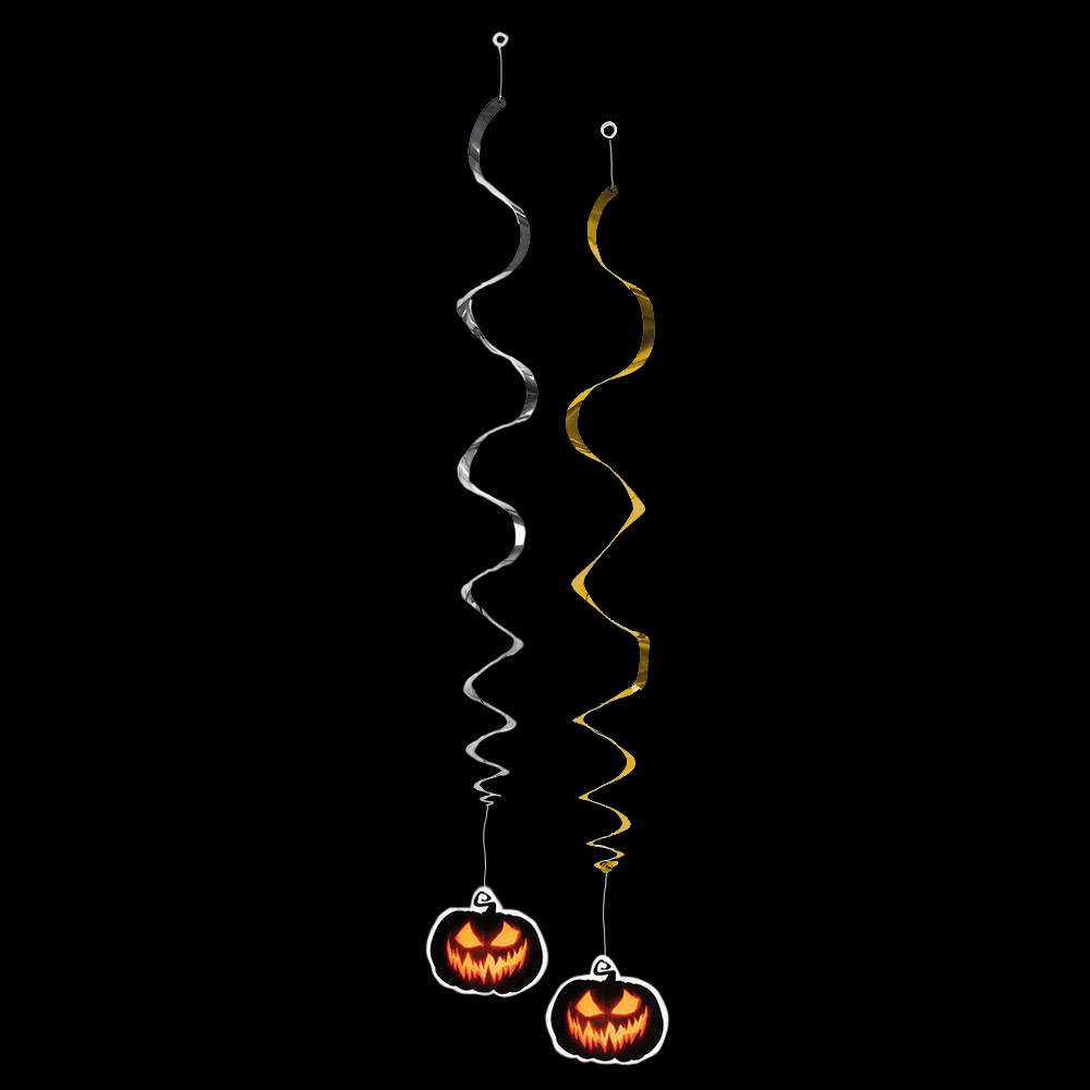 Halloween decoratie swirl pompoen set kopen