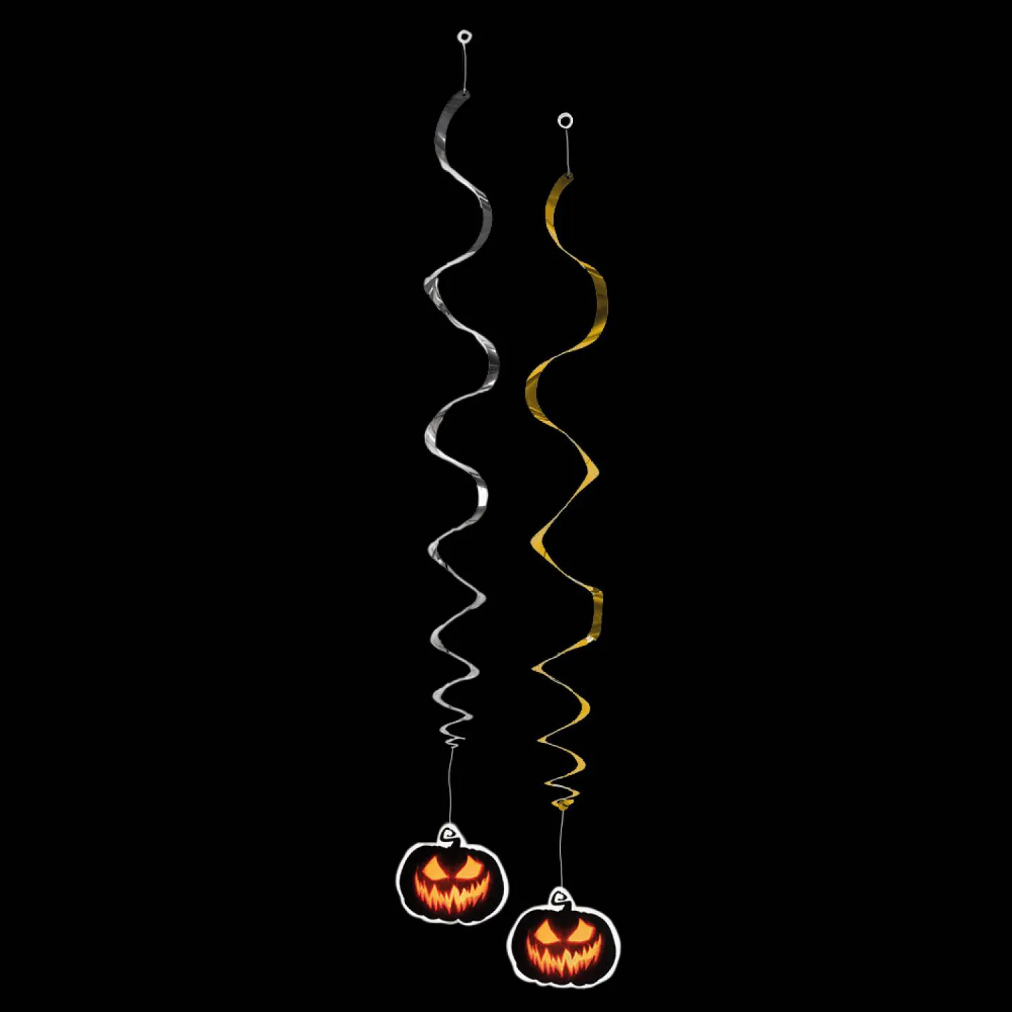 Halloween decoratie swirl pompoen set kopen.