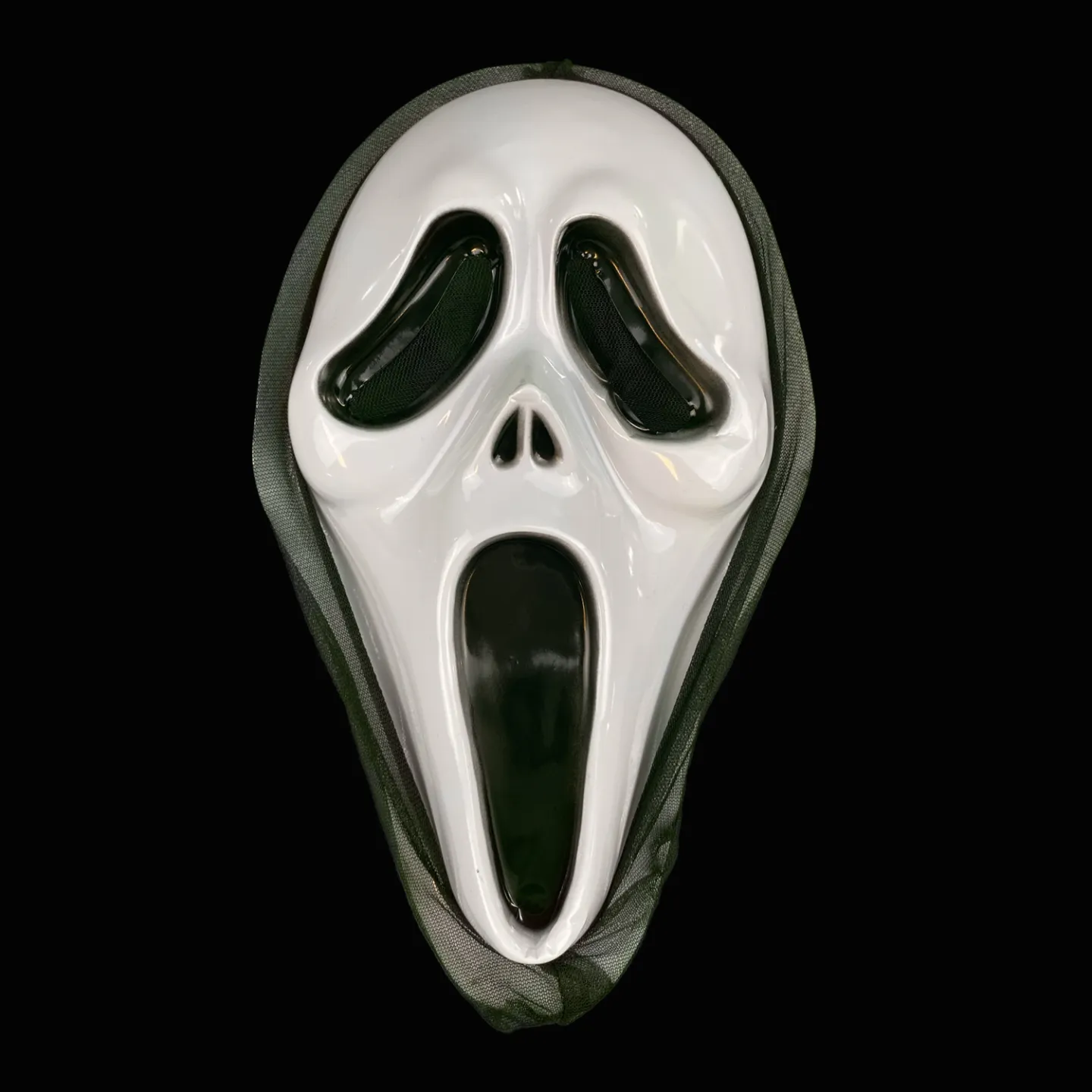 Goedkope Halloween masker scream kunststof.