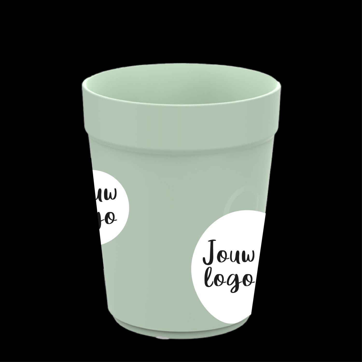 Koffiebekers bedrukken IML 30cl lichtgroen