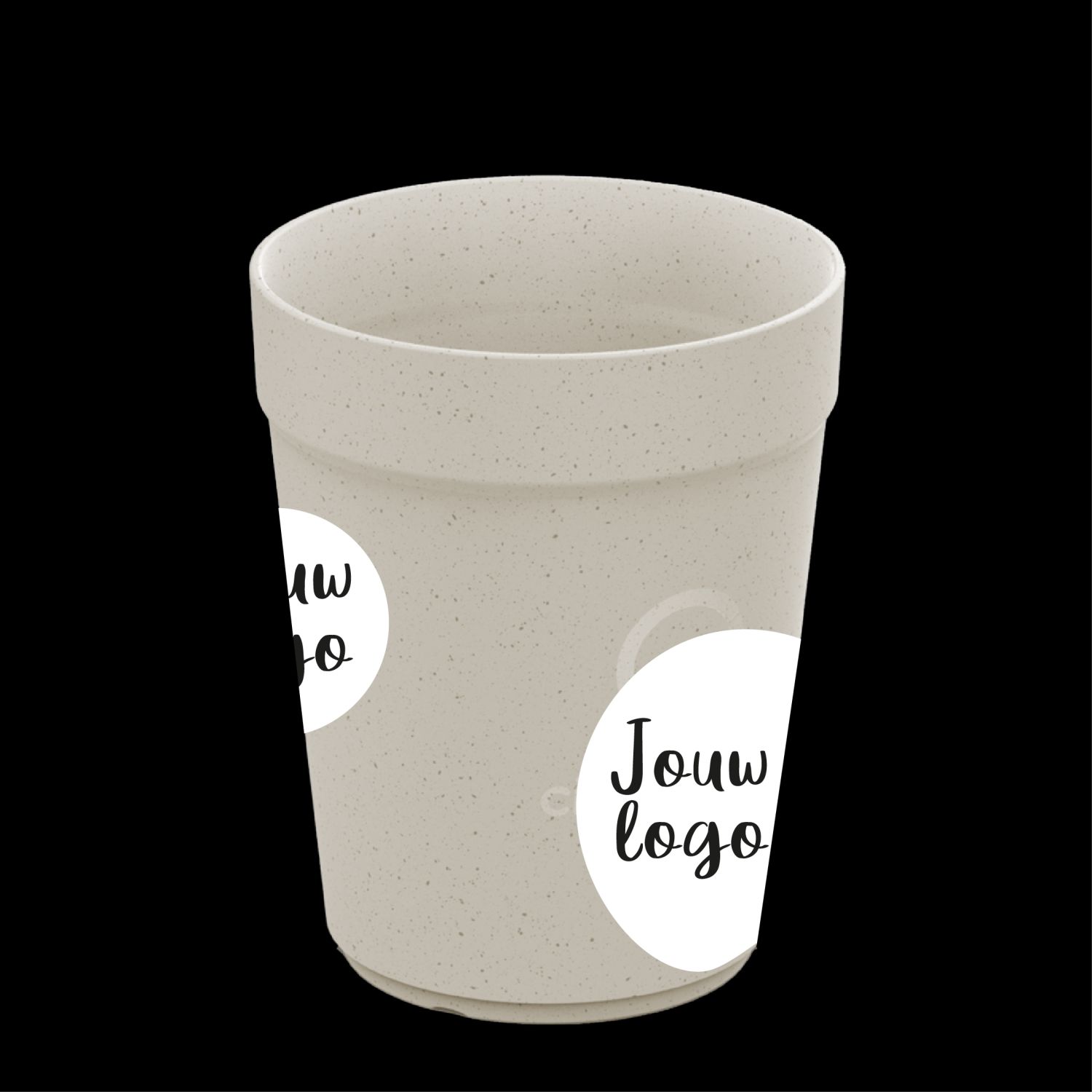 Koffiebekers bedrukken IML 30cl beige