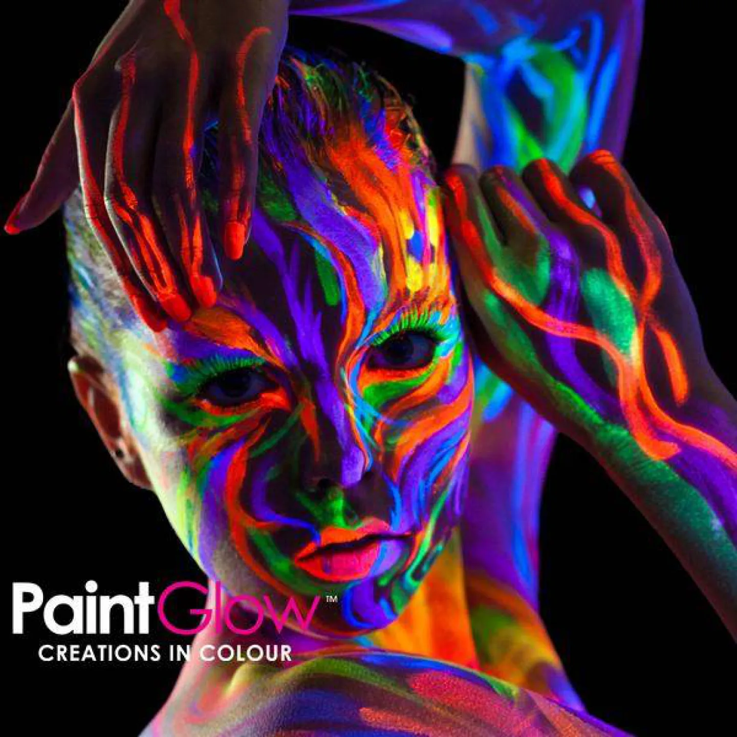 Full moon party body paint.