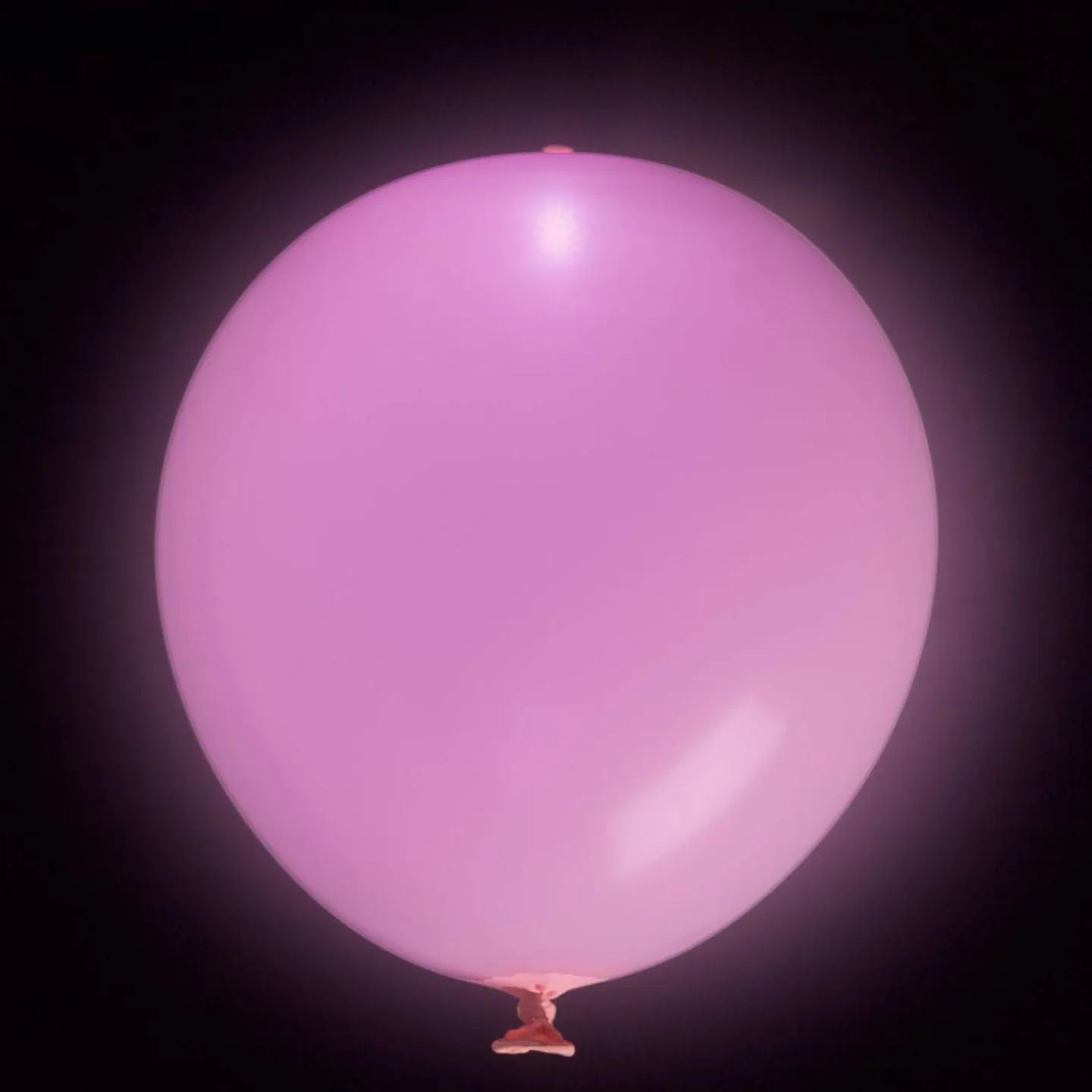 LED ballon roze.