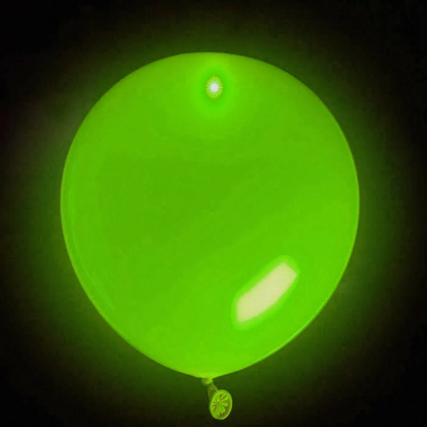 LED ballon groen.