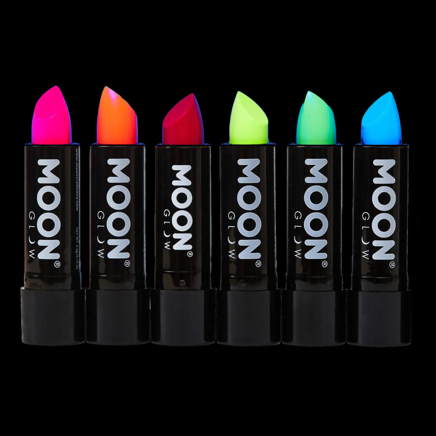 Groene Lichtgevende UV lippenstift.