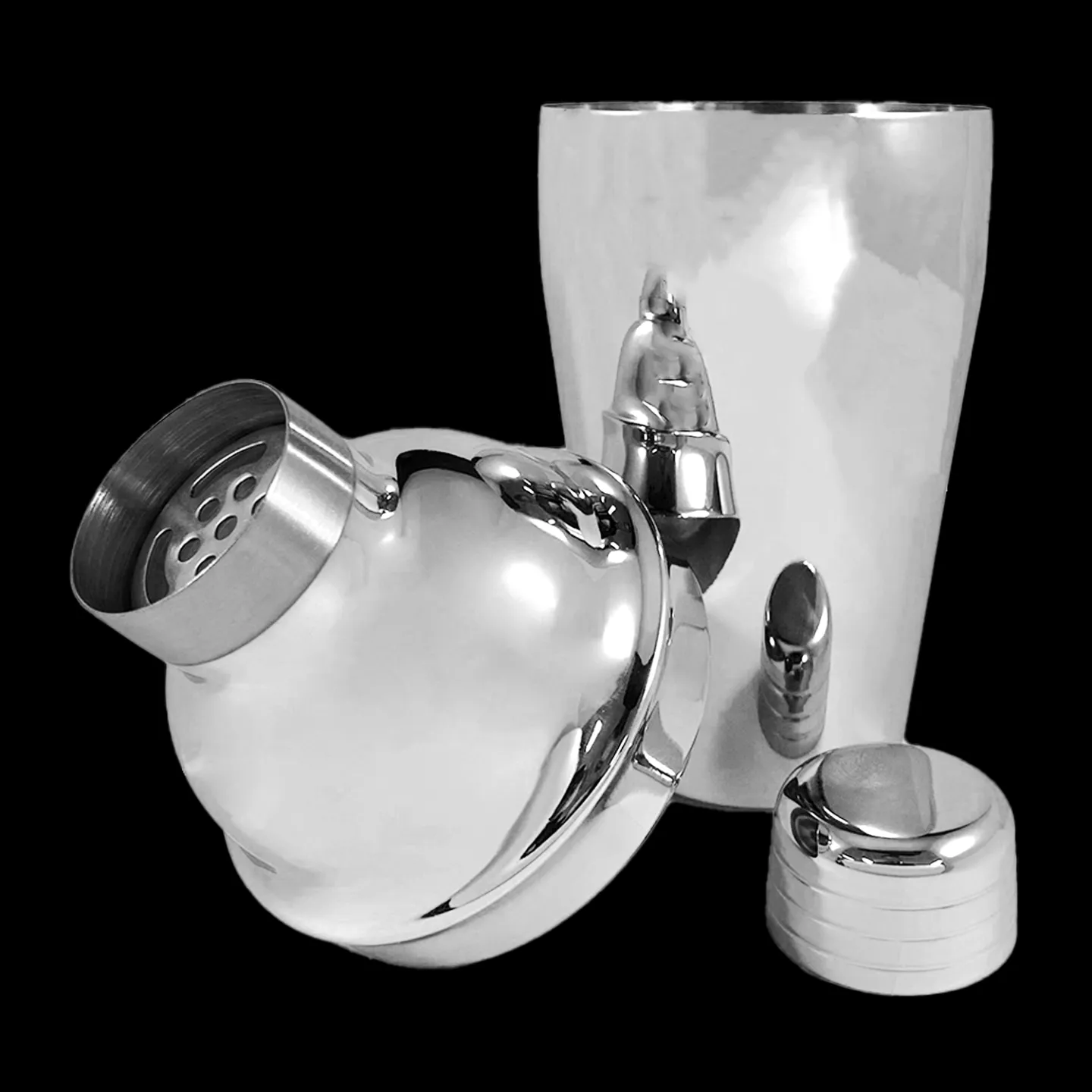 RVS cocktailshaker - 55cl - Zilver kopen.