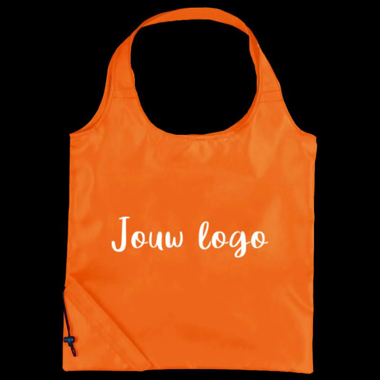 opvouwbare tas met zakje bedrukken.