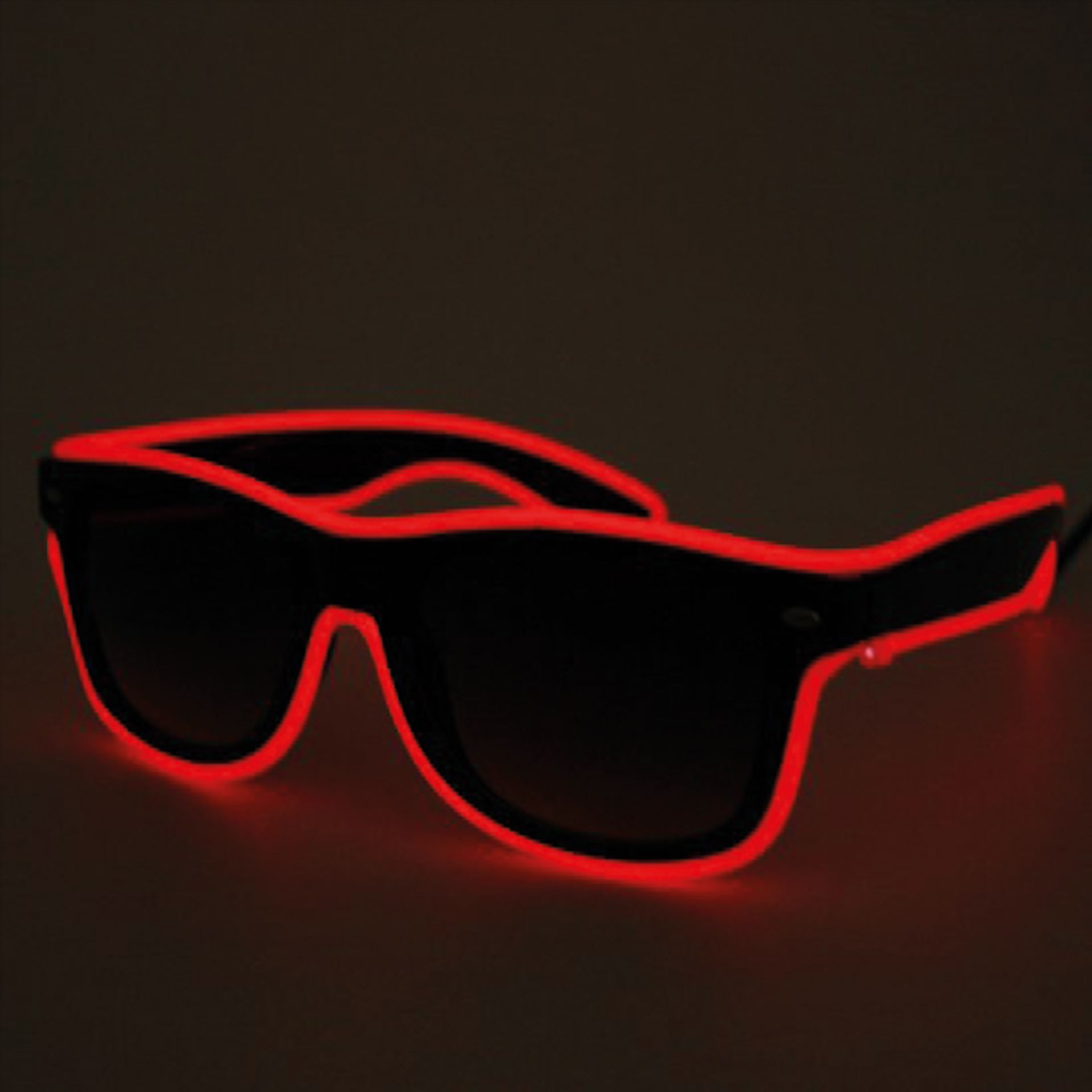 Festival bril LED rood kopen