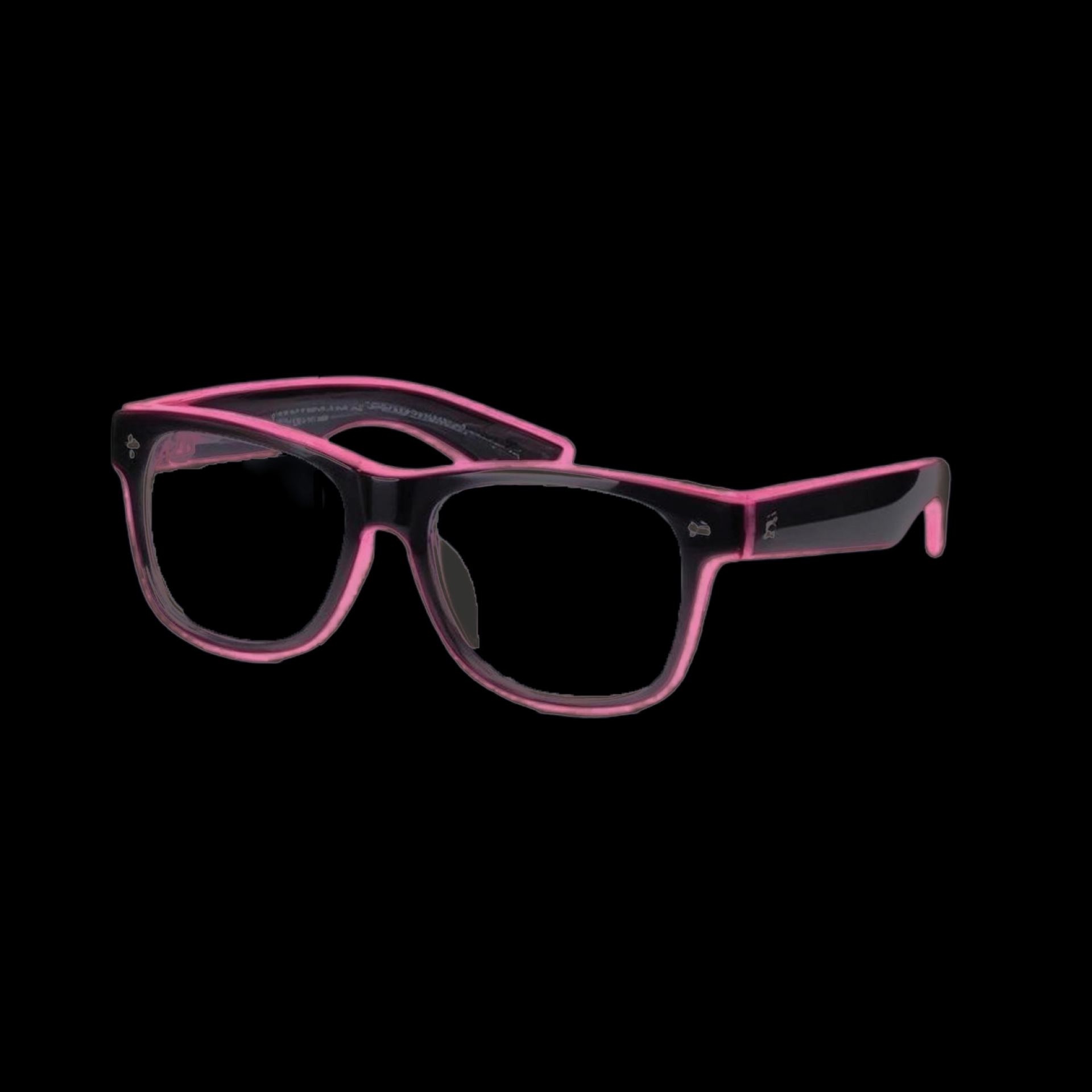 Festival bril LED roze