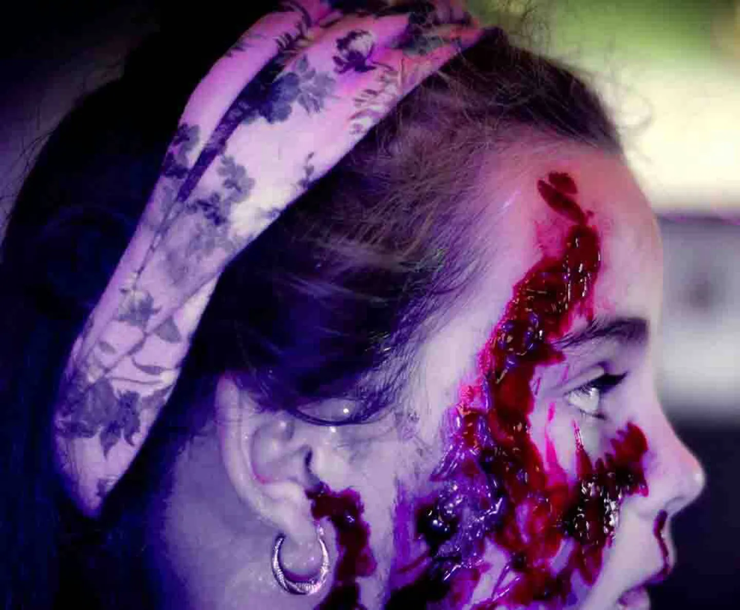 Nep bloed gel, fake blood.