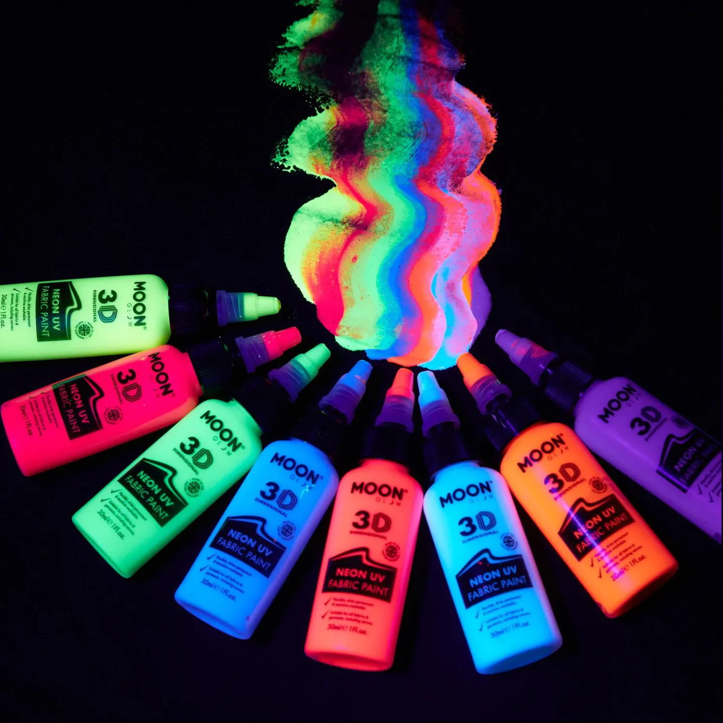 UV lichtgevende textielverf 30ml kopen.