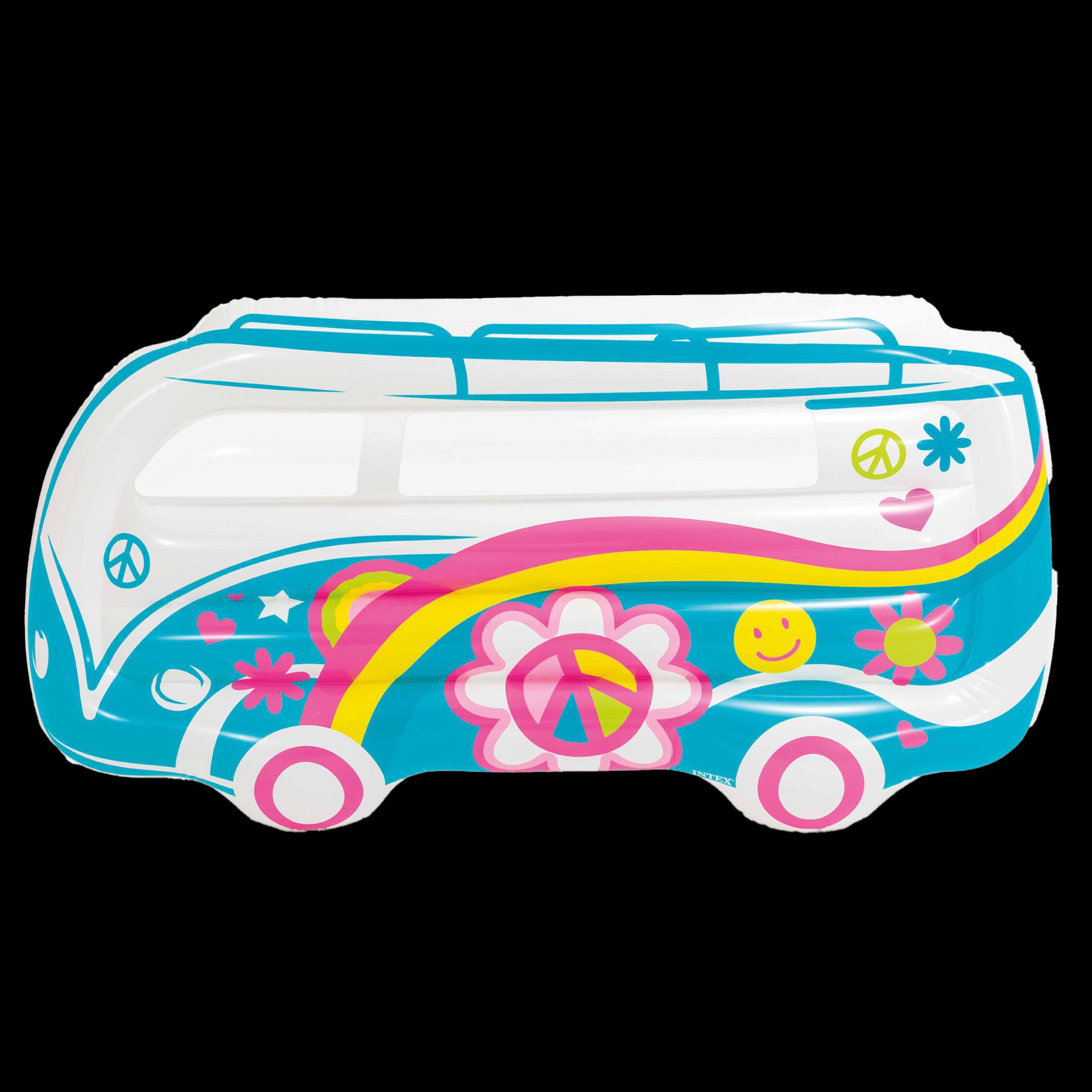 Opblaaseiland hippiebusje