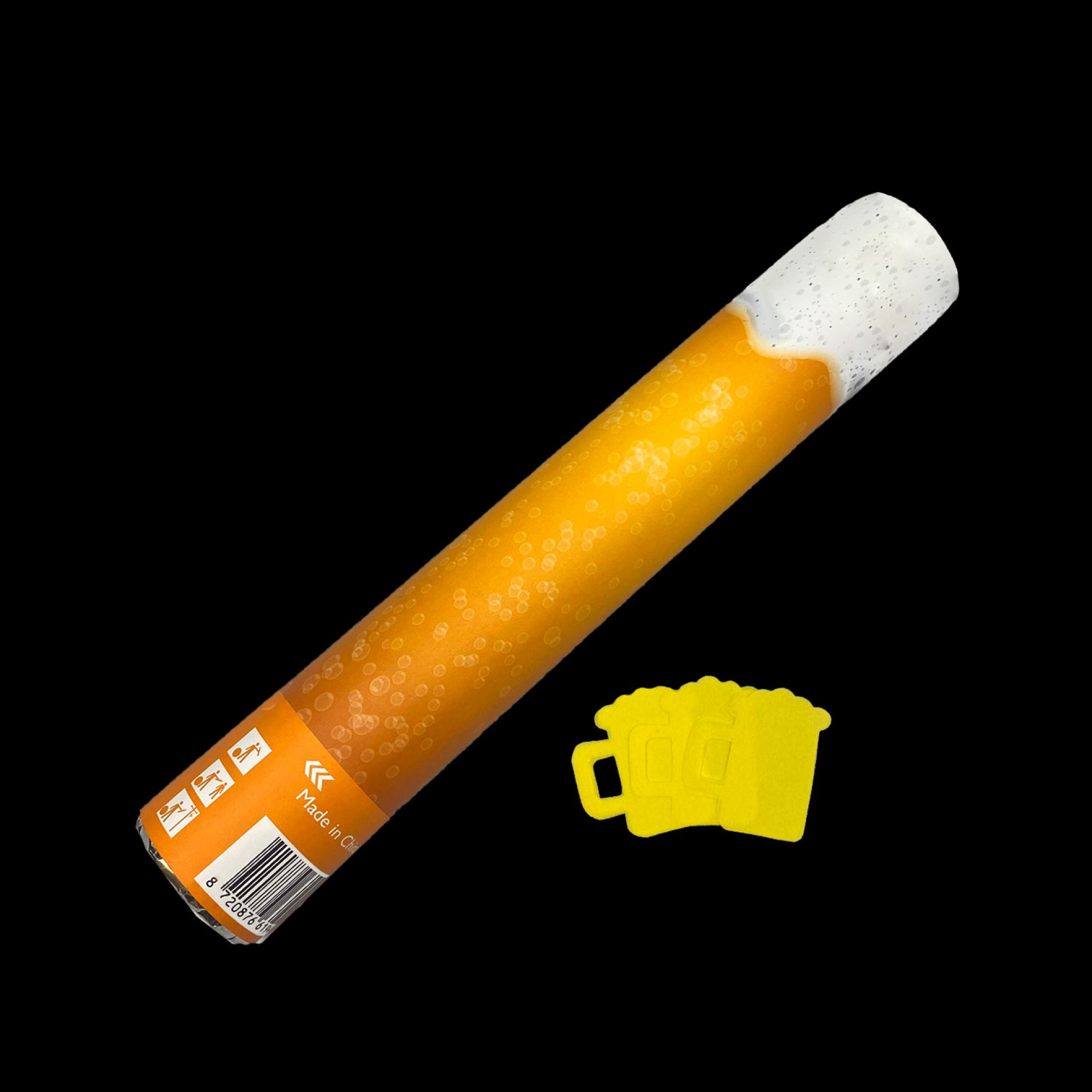Fjesta confetti kanon 30cm Bier