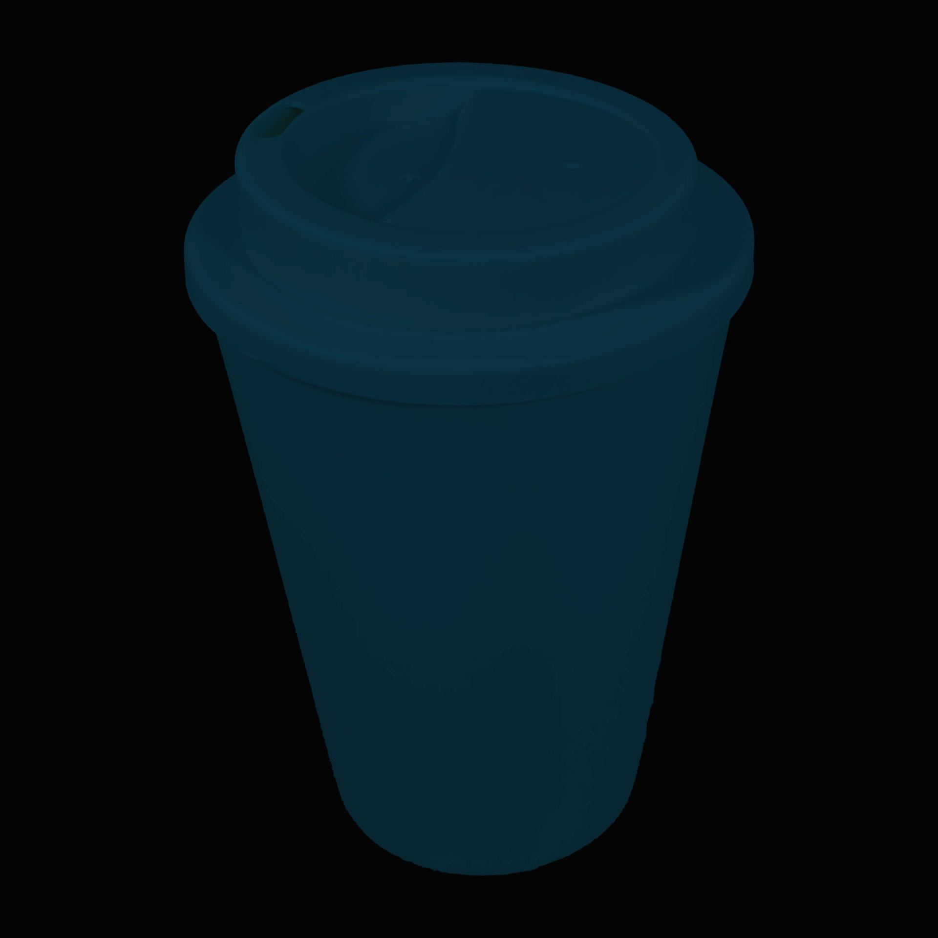 Koffiebeker to go 35cl Blauw