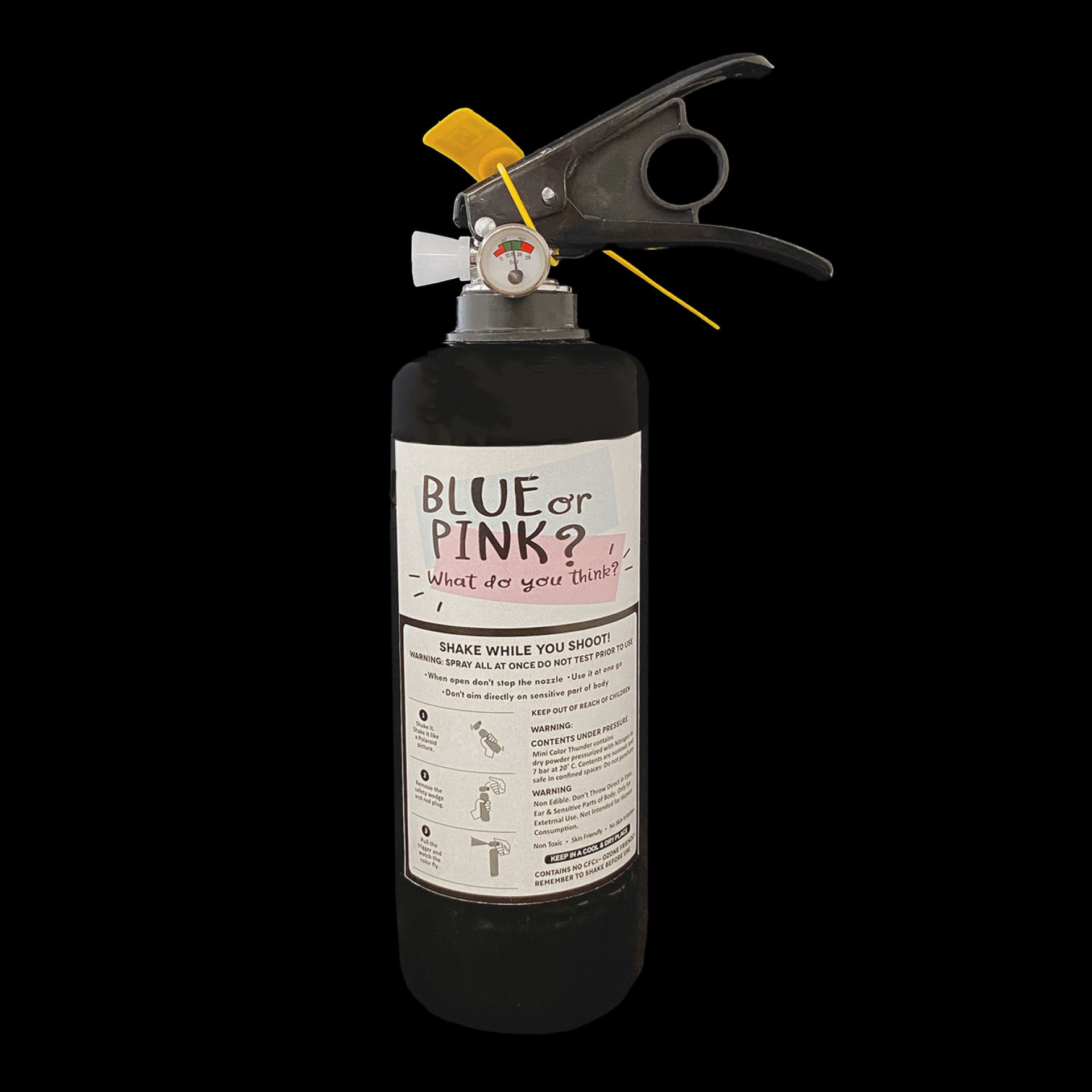 brandblusser poeder mini roze