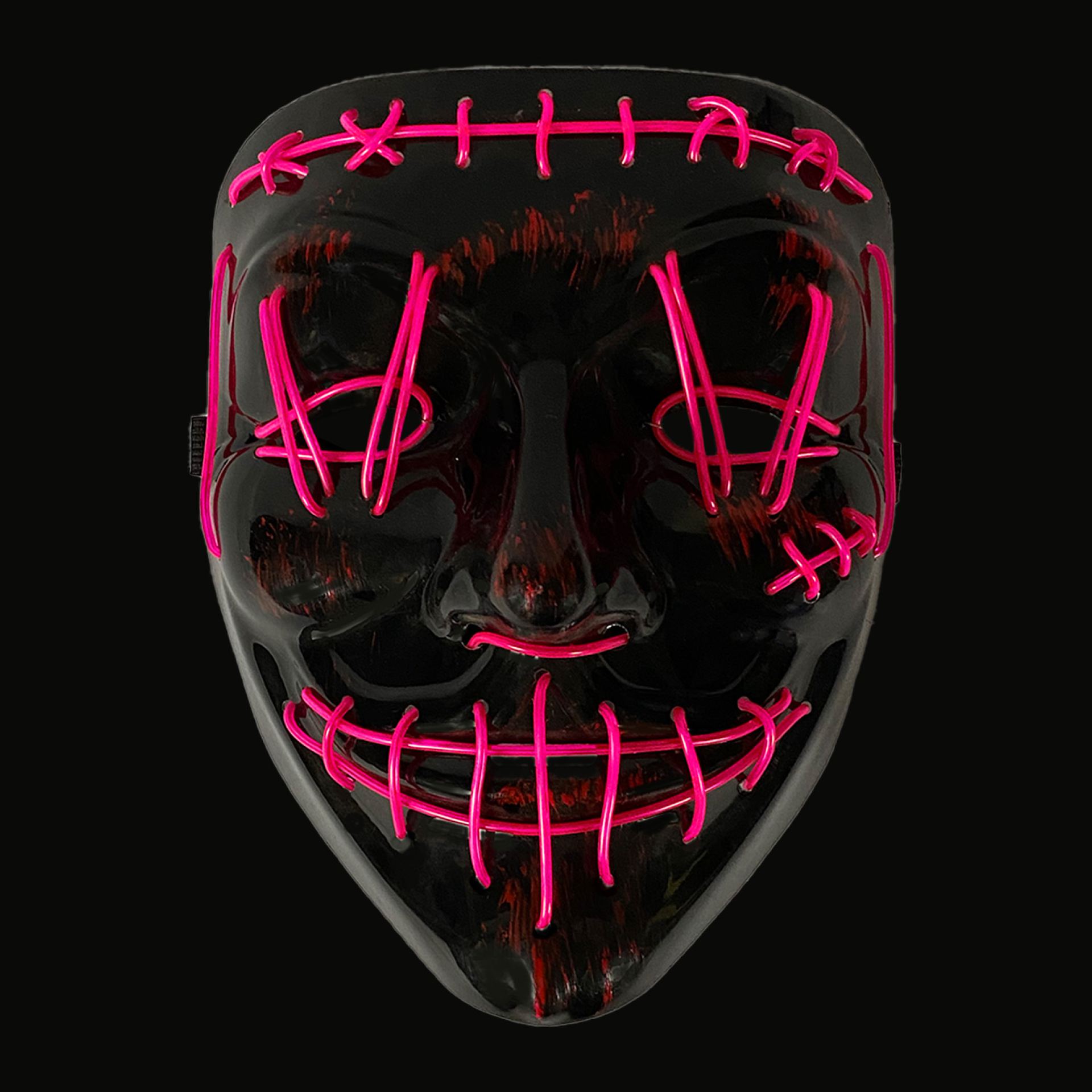 Halloween masker the purge led roze kopen