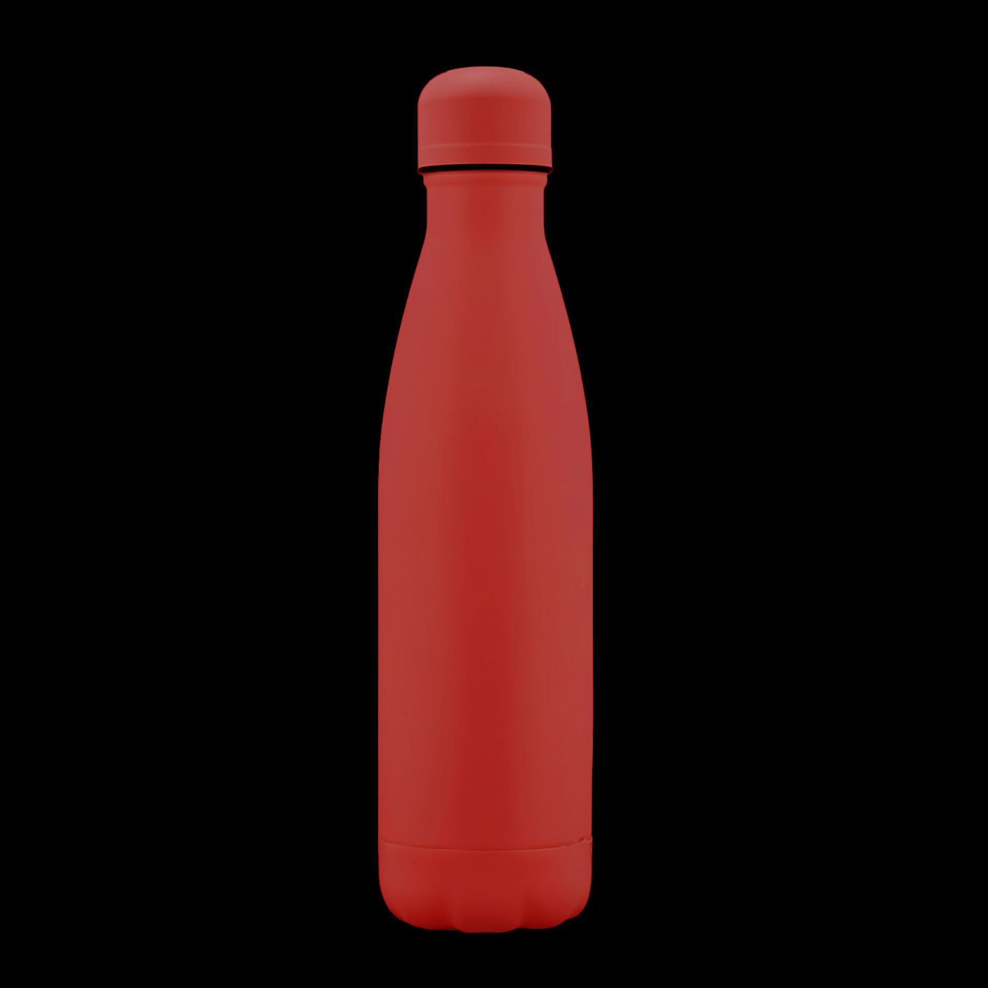 RVS drinkfles 50cl rood fles