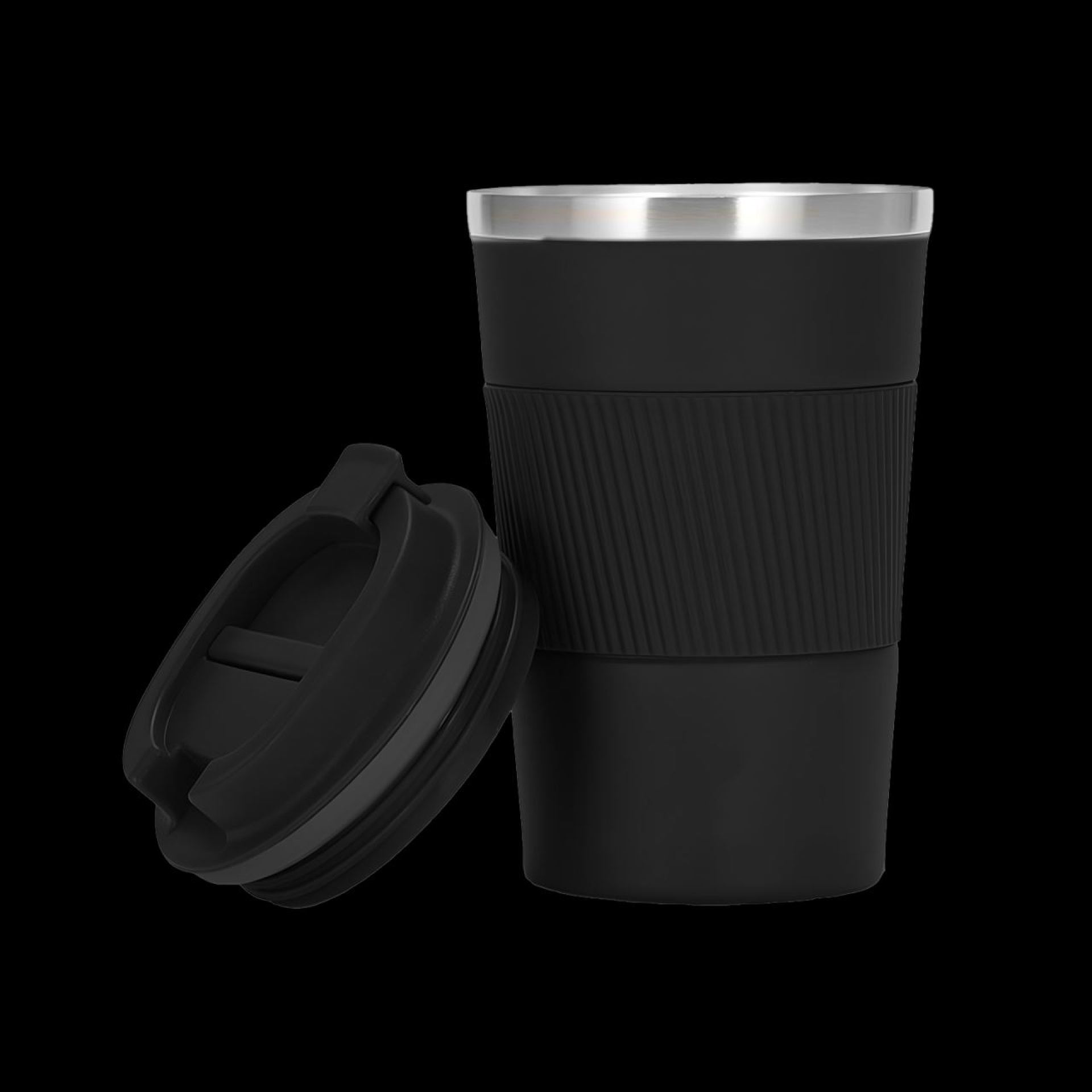 RVS koffiebeker to go zwart 38cl goedkoop