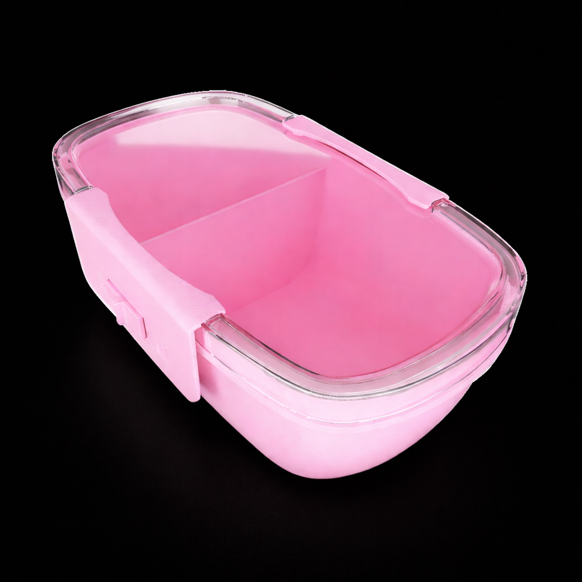 Broodtrommel lunchbox lichtroze
