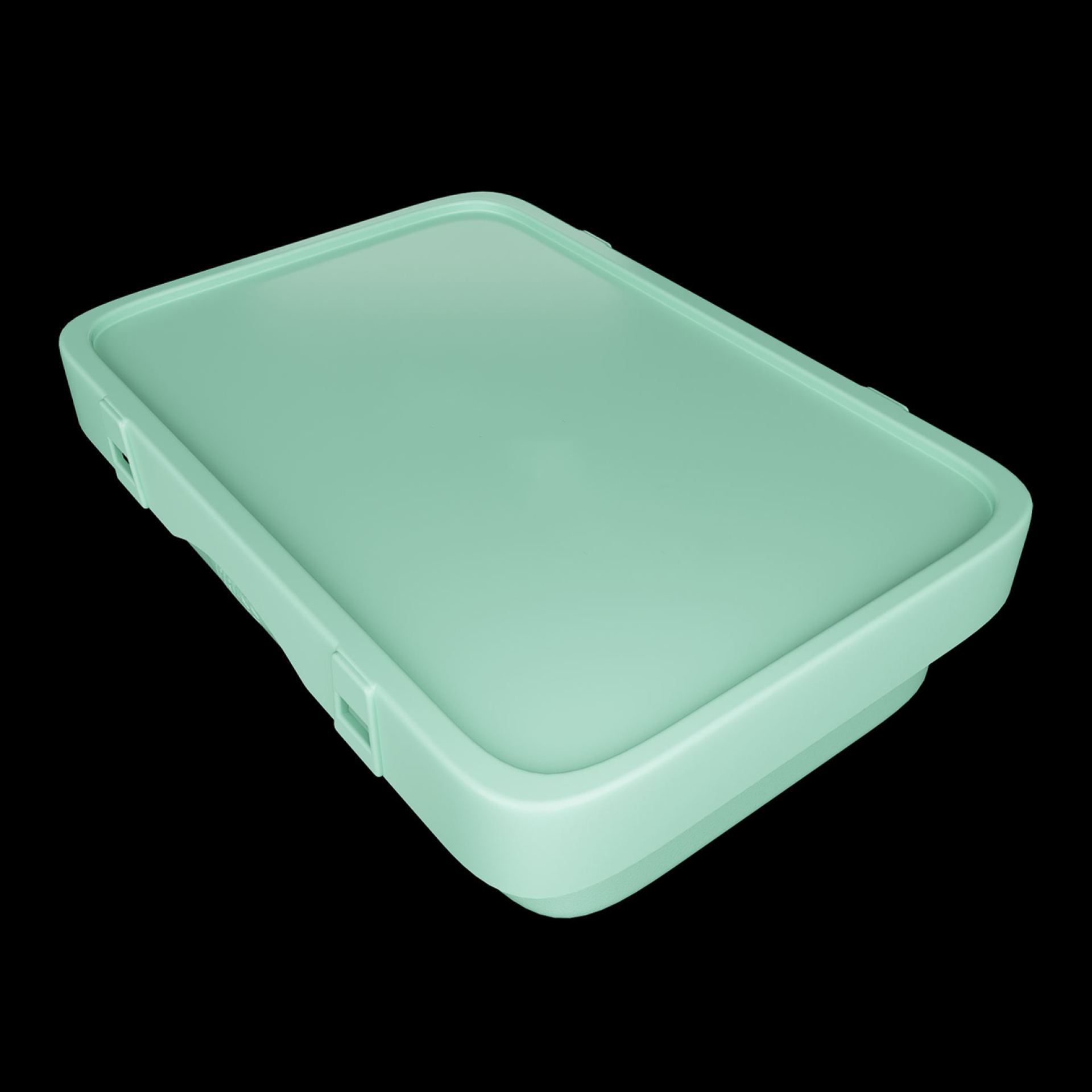 Broodtrommel lunchbox rechthoekig mintgroen