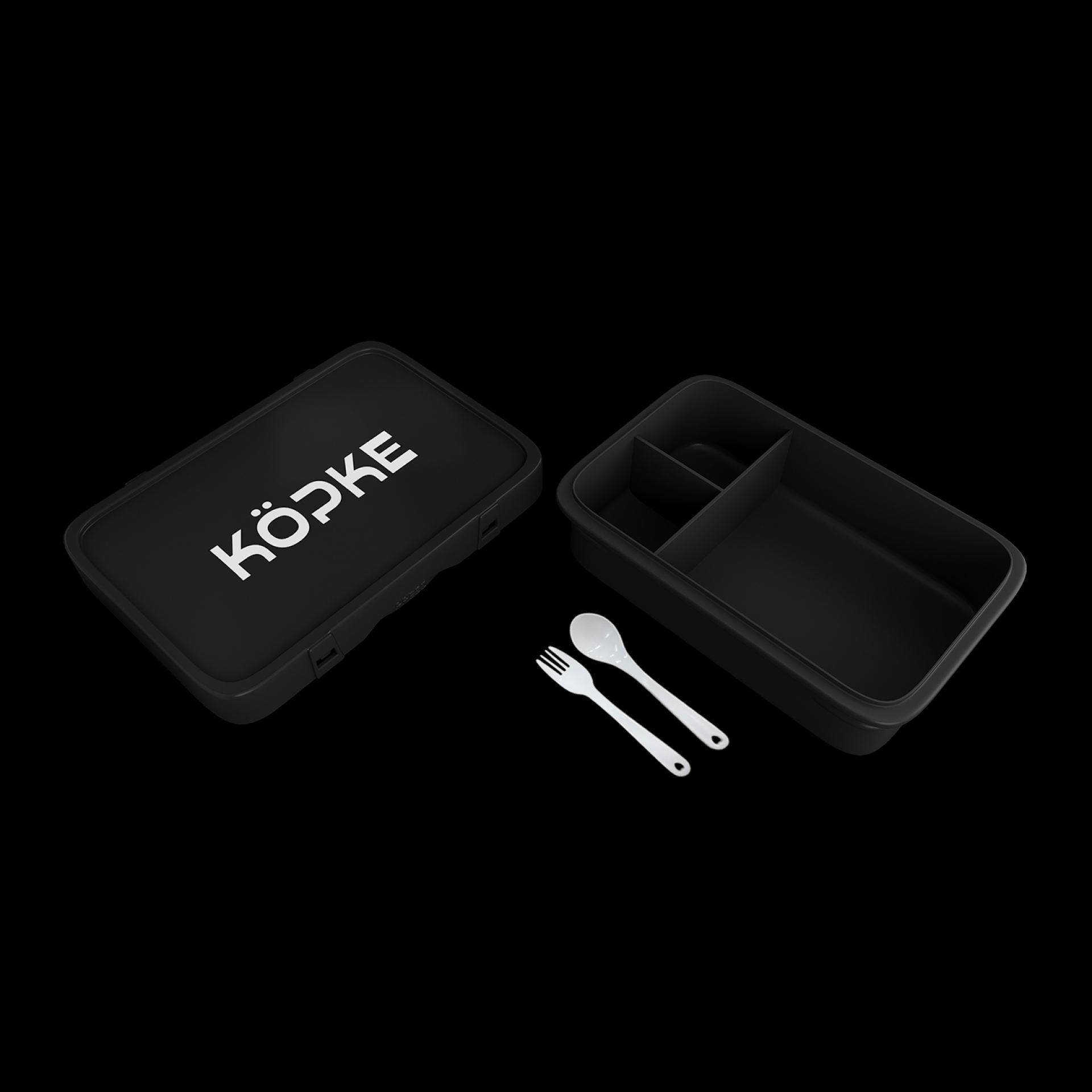 Lunchbox rechthoekig zwart online