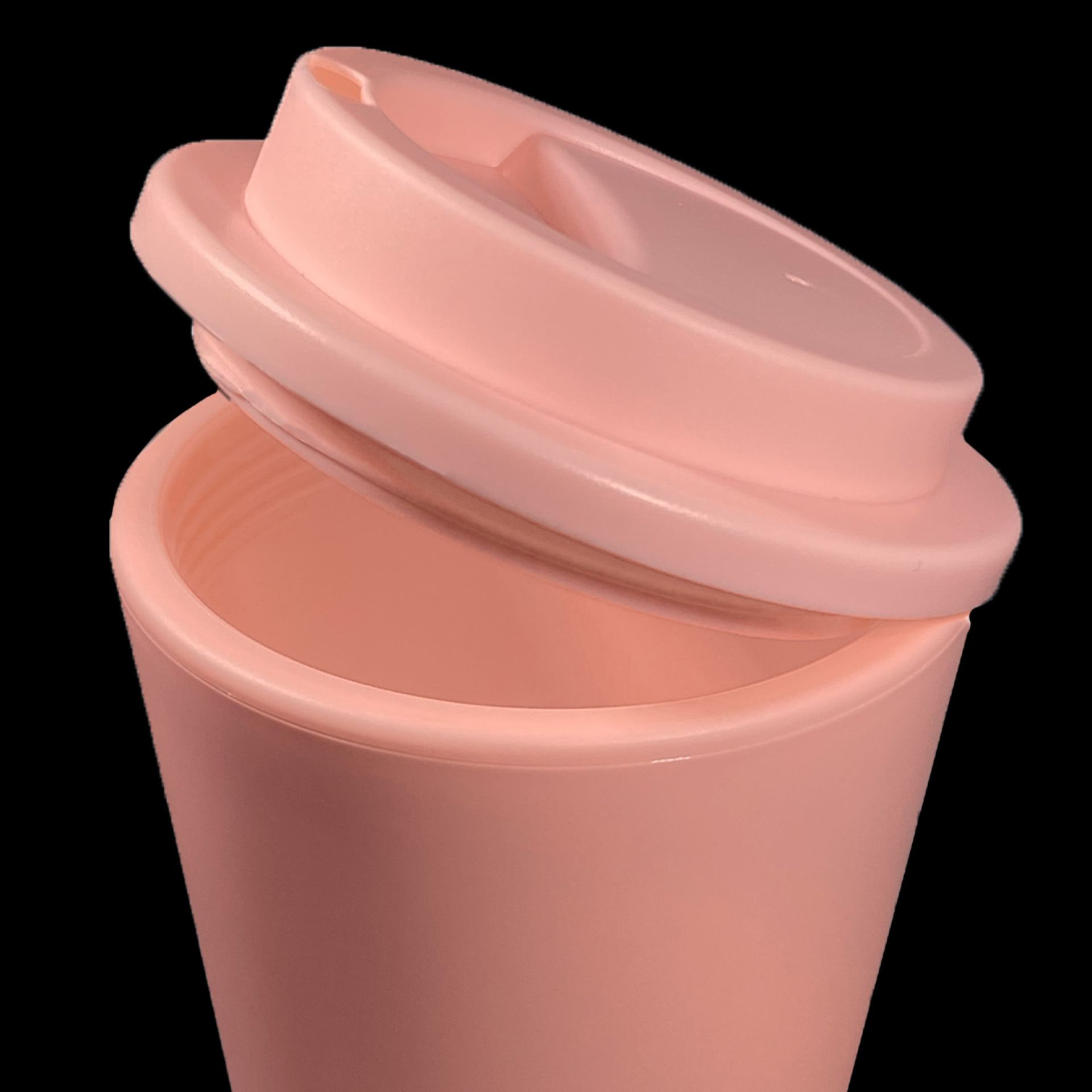 Koffiebeker to go 35cl bedrukken lichtroze