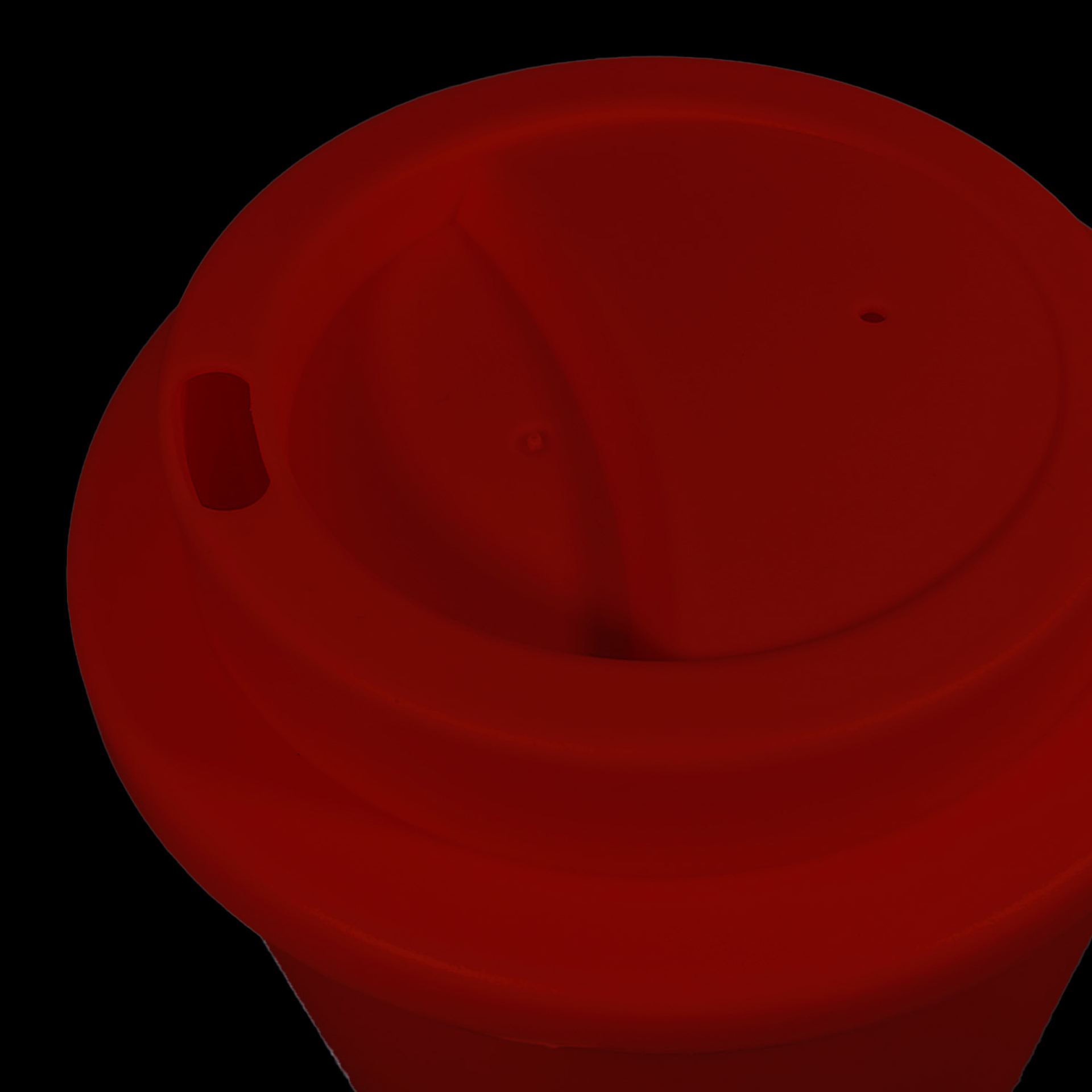 Koffiebeker to go 35cl rood bedrukken
