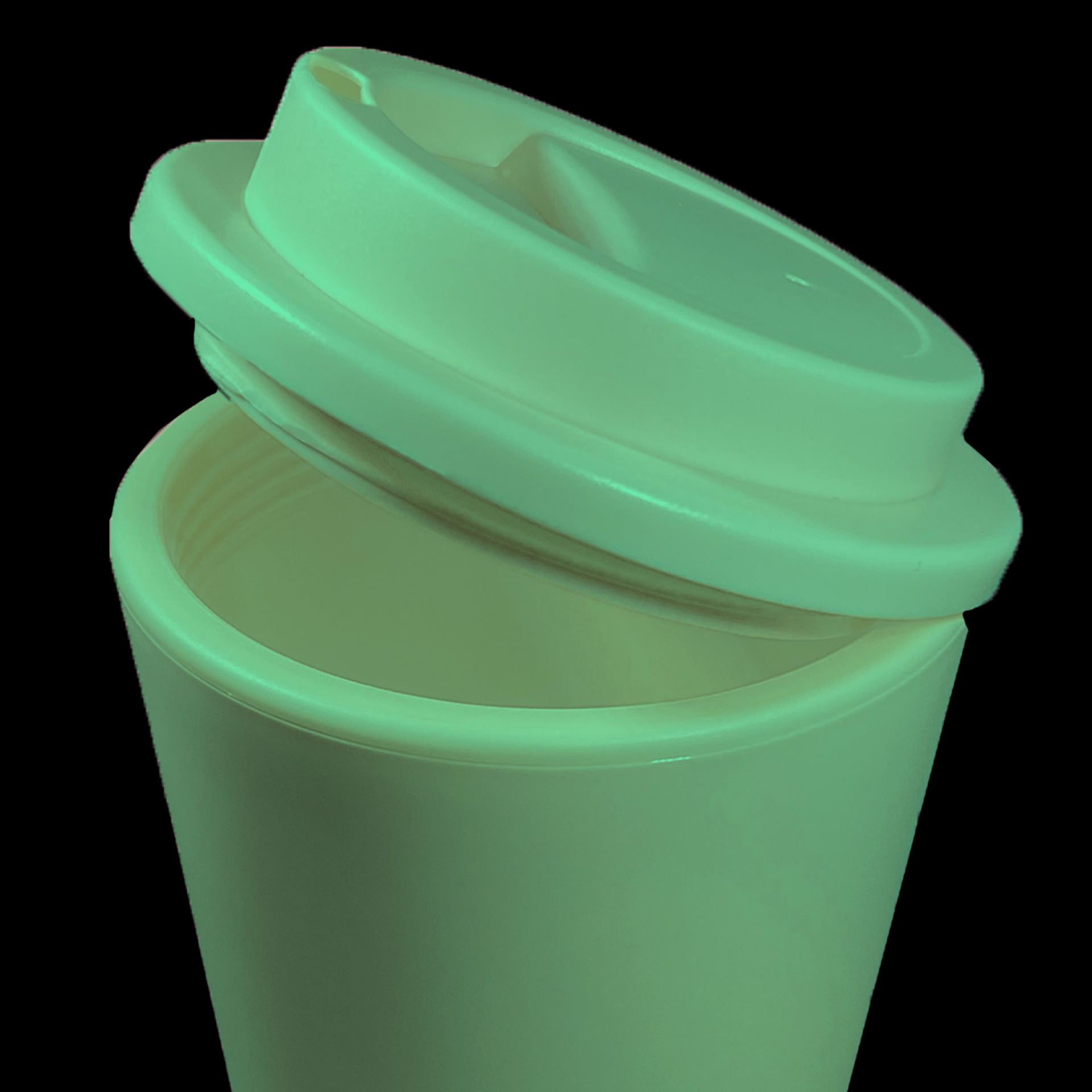 Koffiebeker to go mintgroen bedrukken 35cl