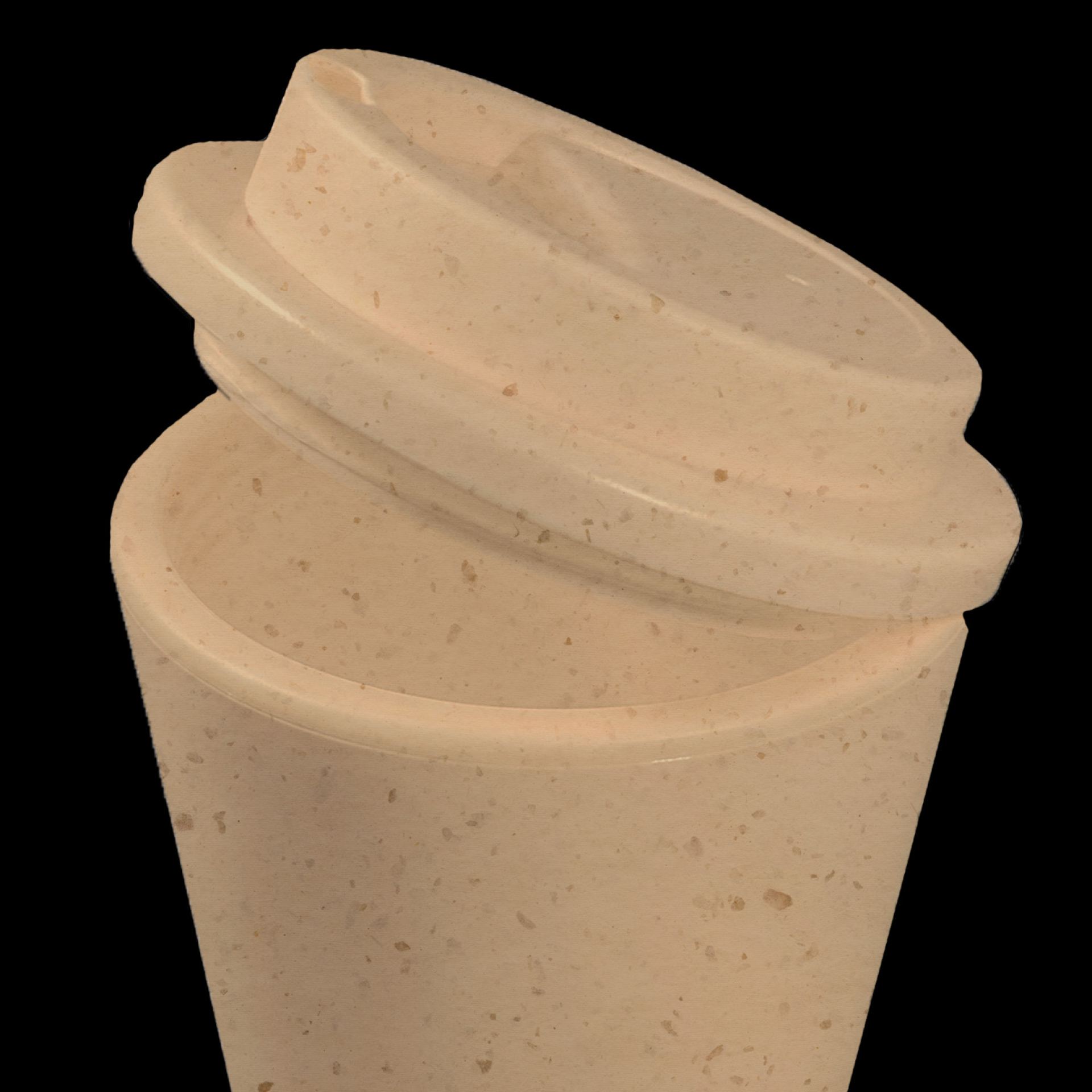 koffiebeker to go beige 35cl bedrukken online