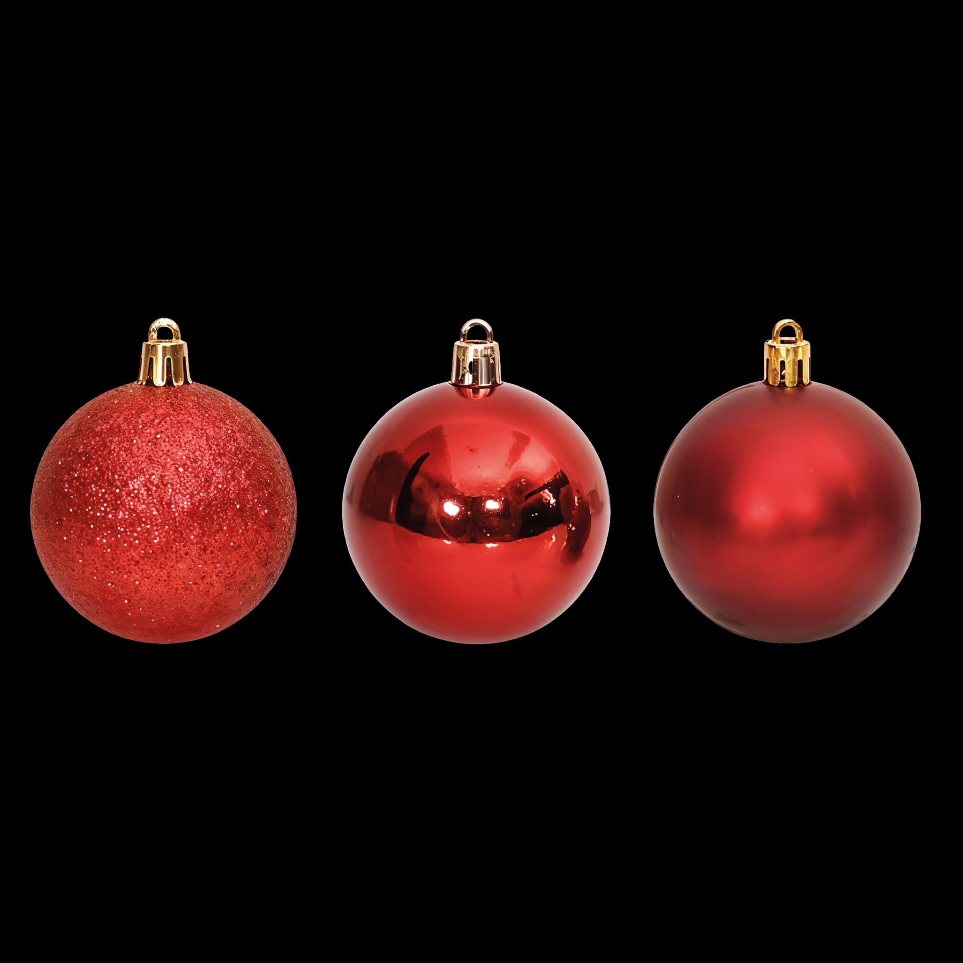 Kunststof kerstballen 8cm rood 24 kopen