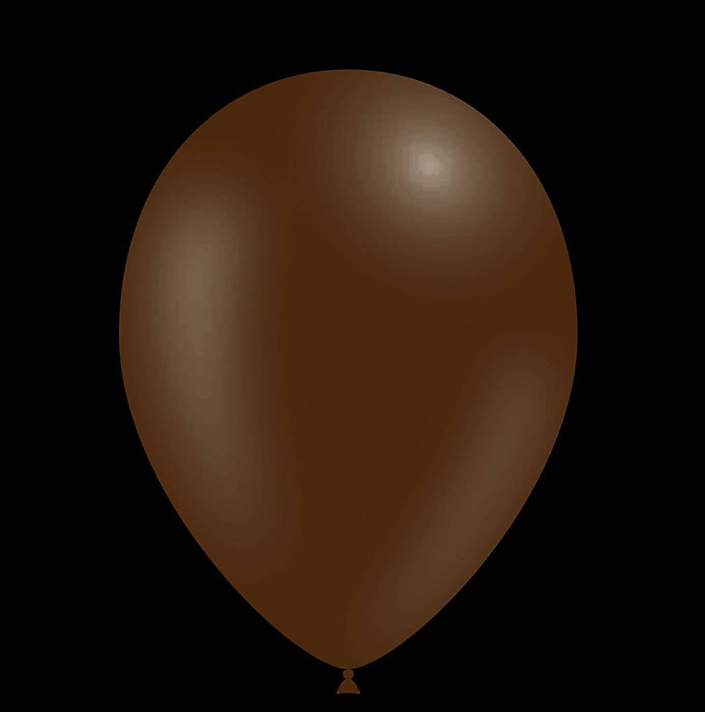Bruine ballonnen 28cm kopen