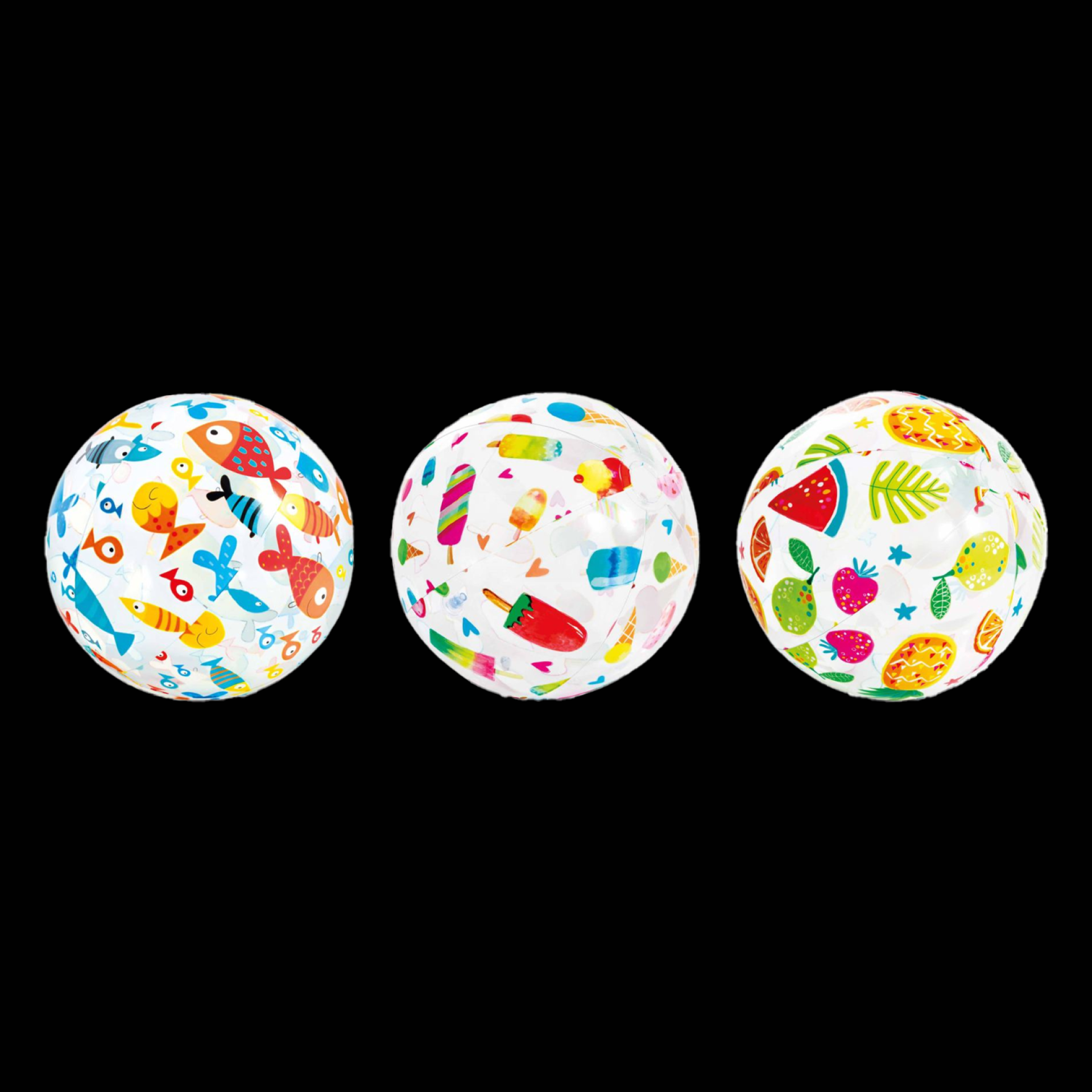 Strandbal lively print 51cm