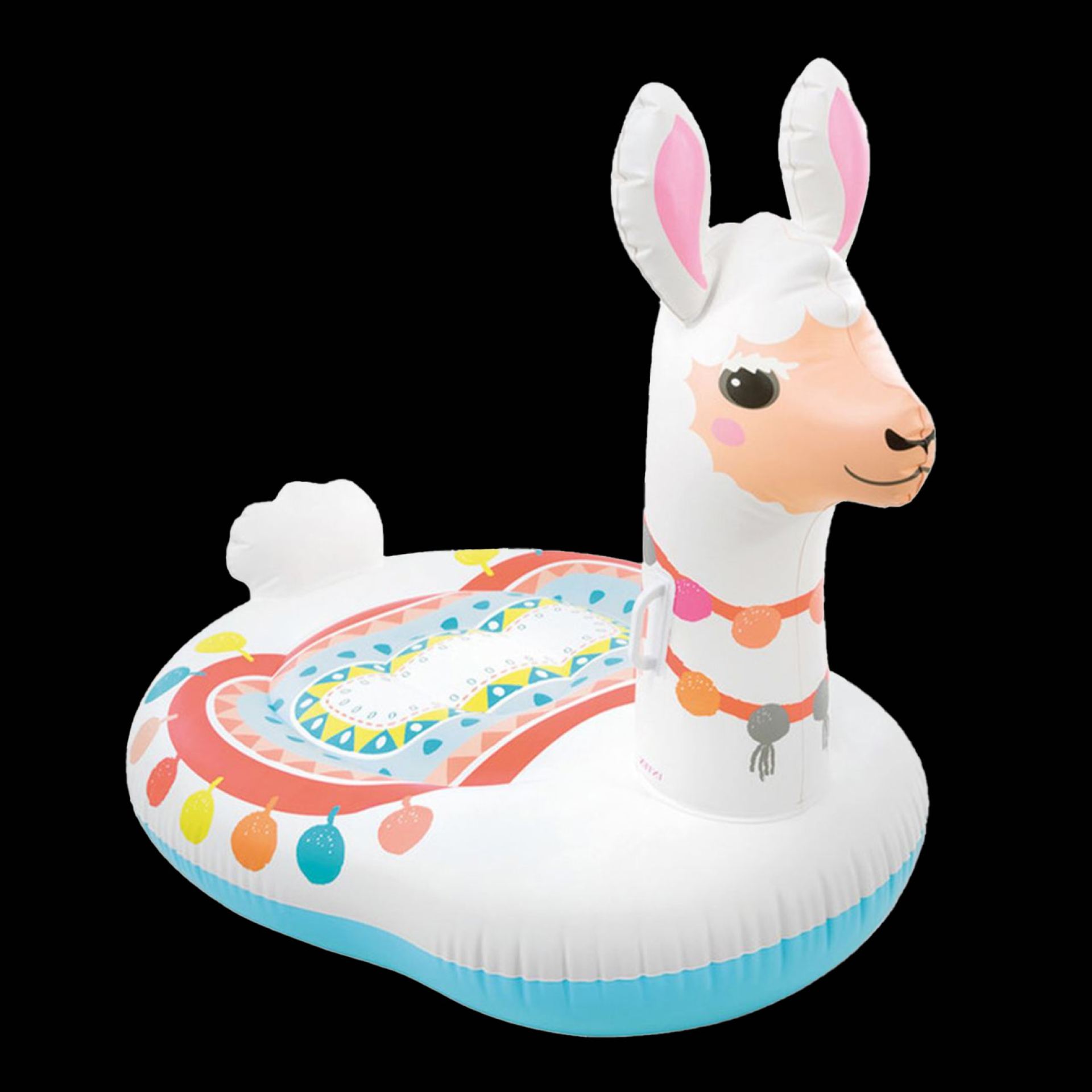 Opblaas llama ride-on cute
