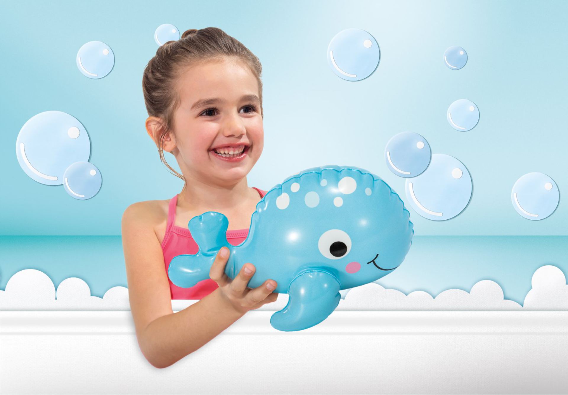 Opblaas walvis - Klein - 33 x 21cm