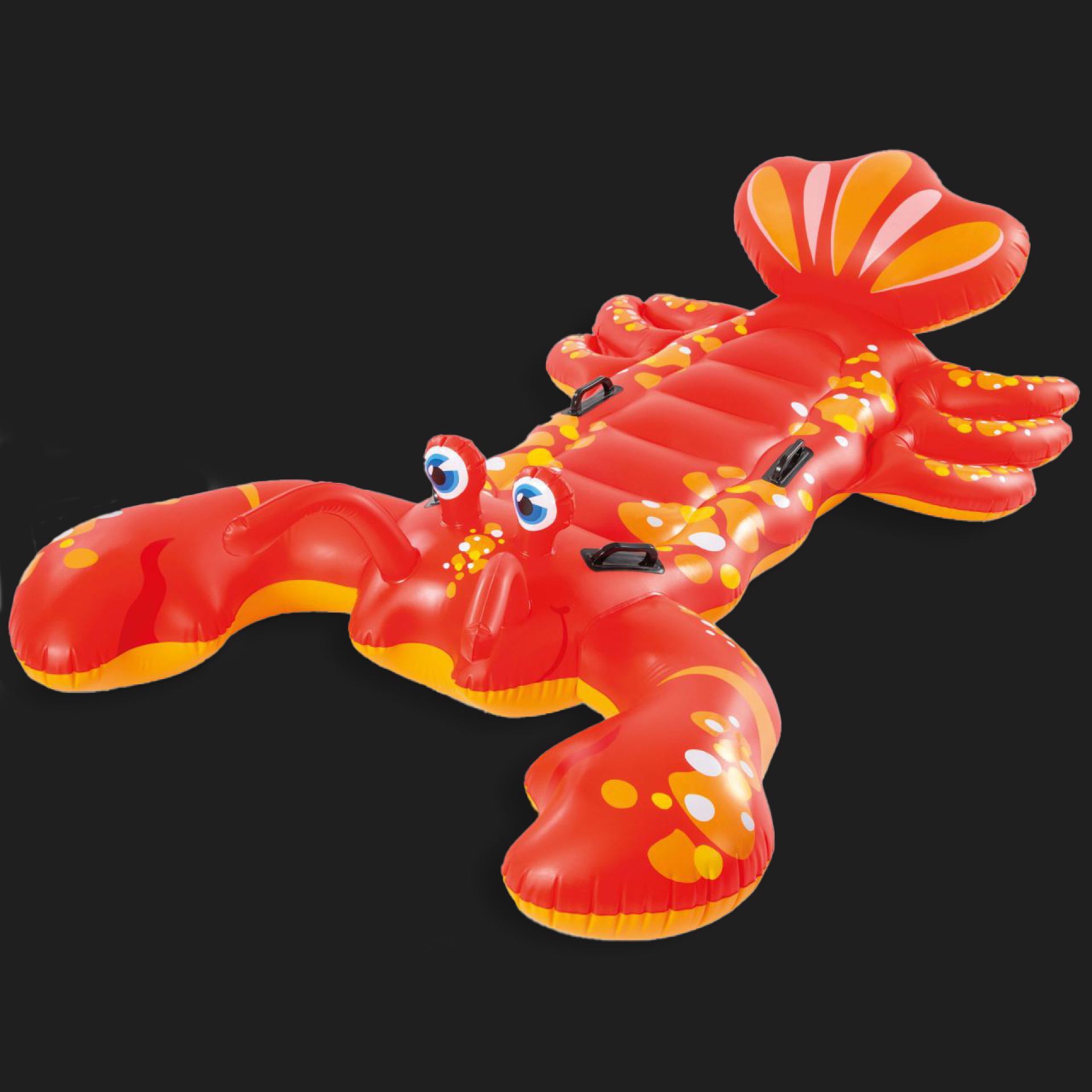 Opblaas kreeft ride-on groot 213x137cm