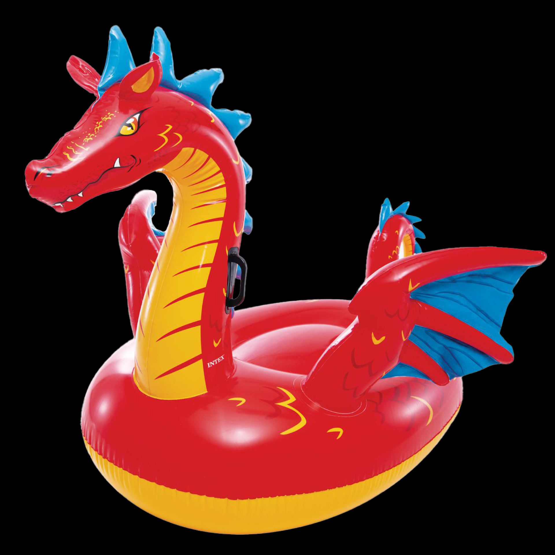 Opblaas dragon ride-on mystical