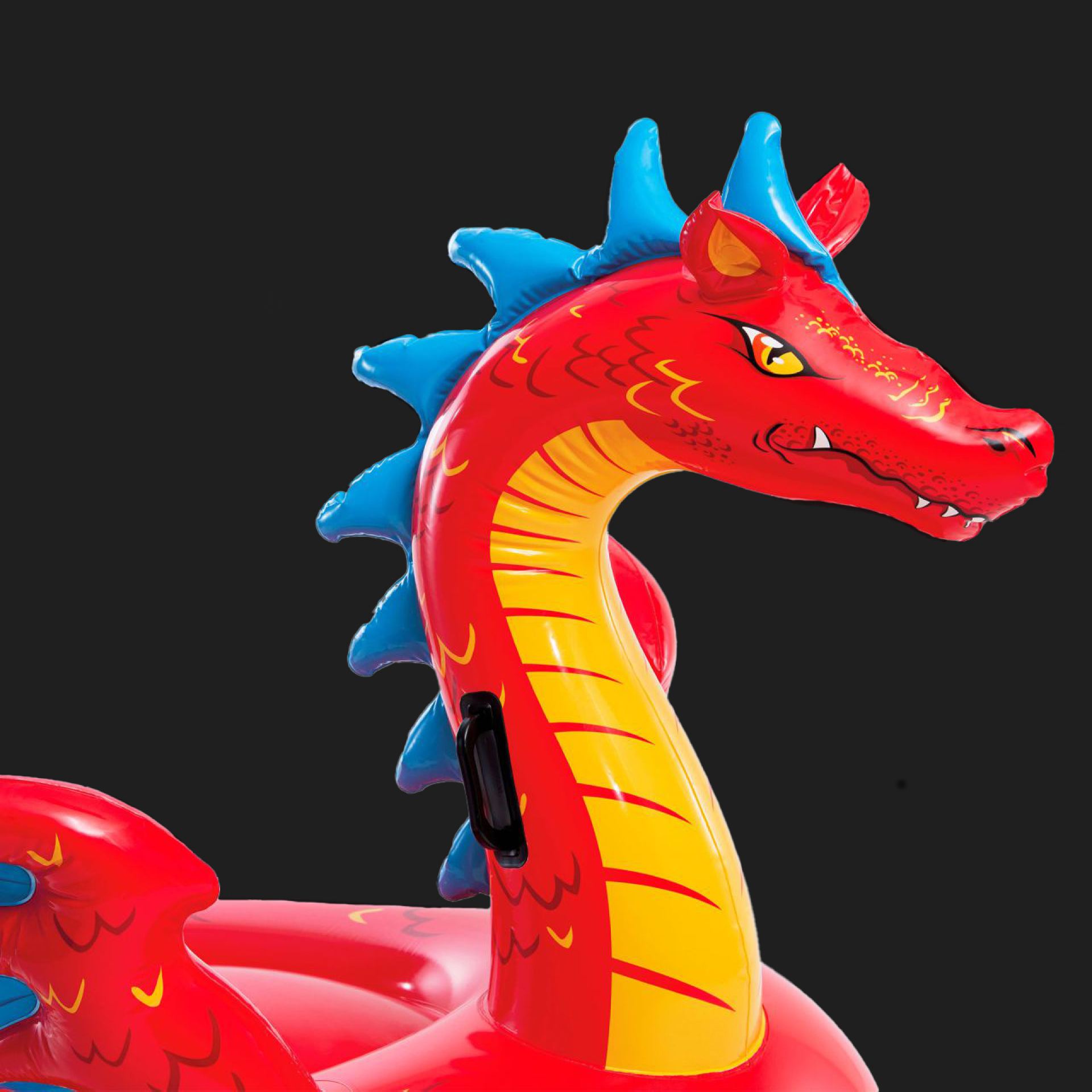 Opblaas dragon ride-on mystical kopen