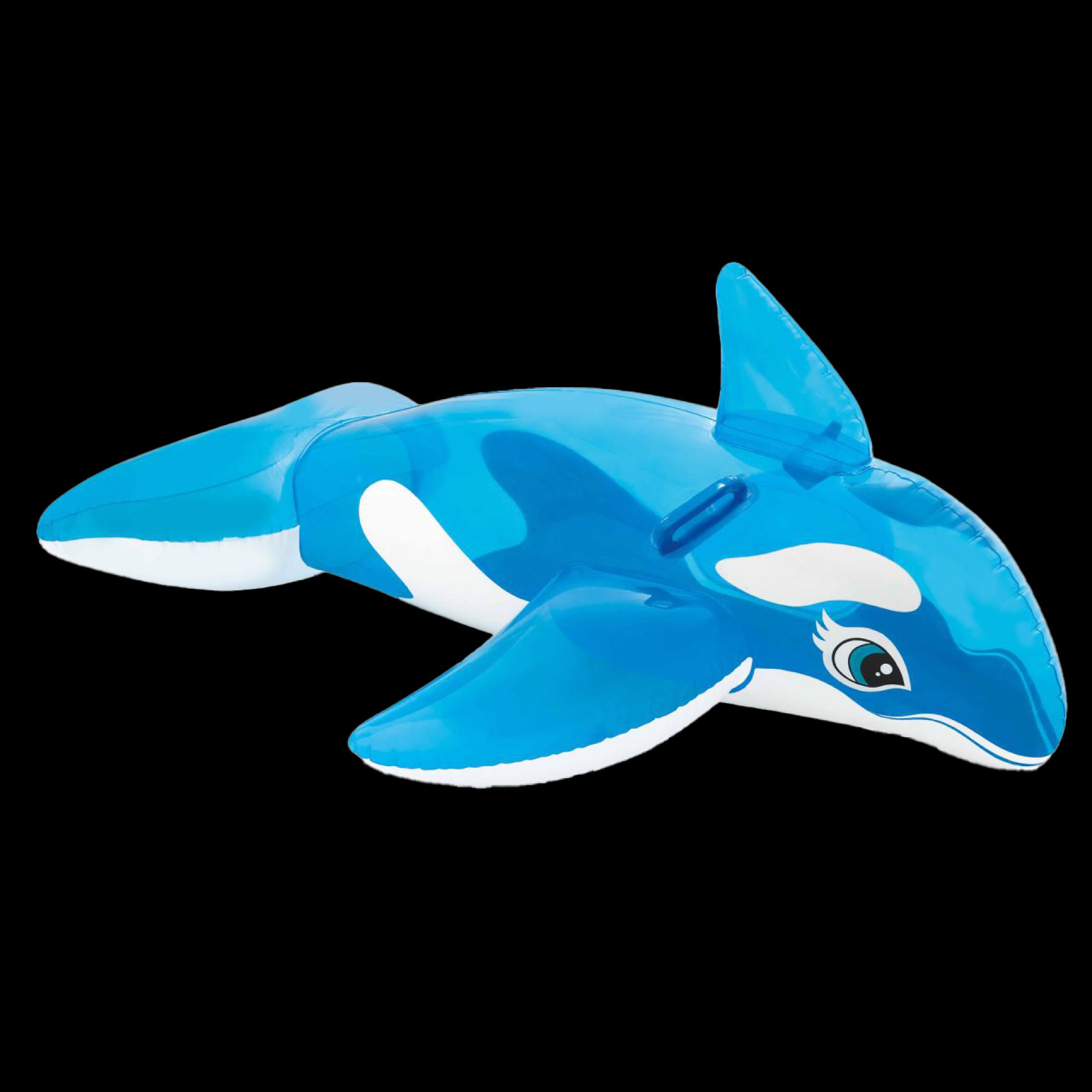 Opblaas walvis ride-on klein 152x114cm