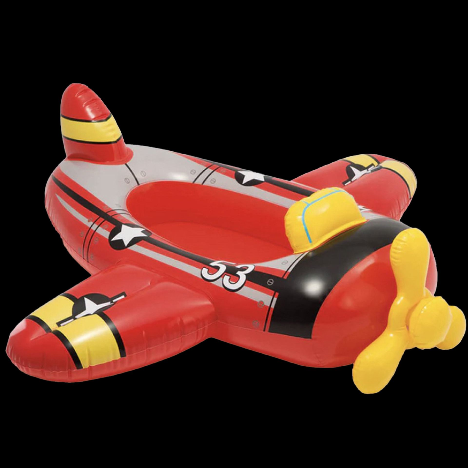 Opblaas pool cruiser vliegtuig 107x69cm