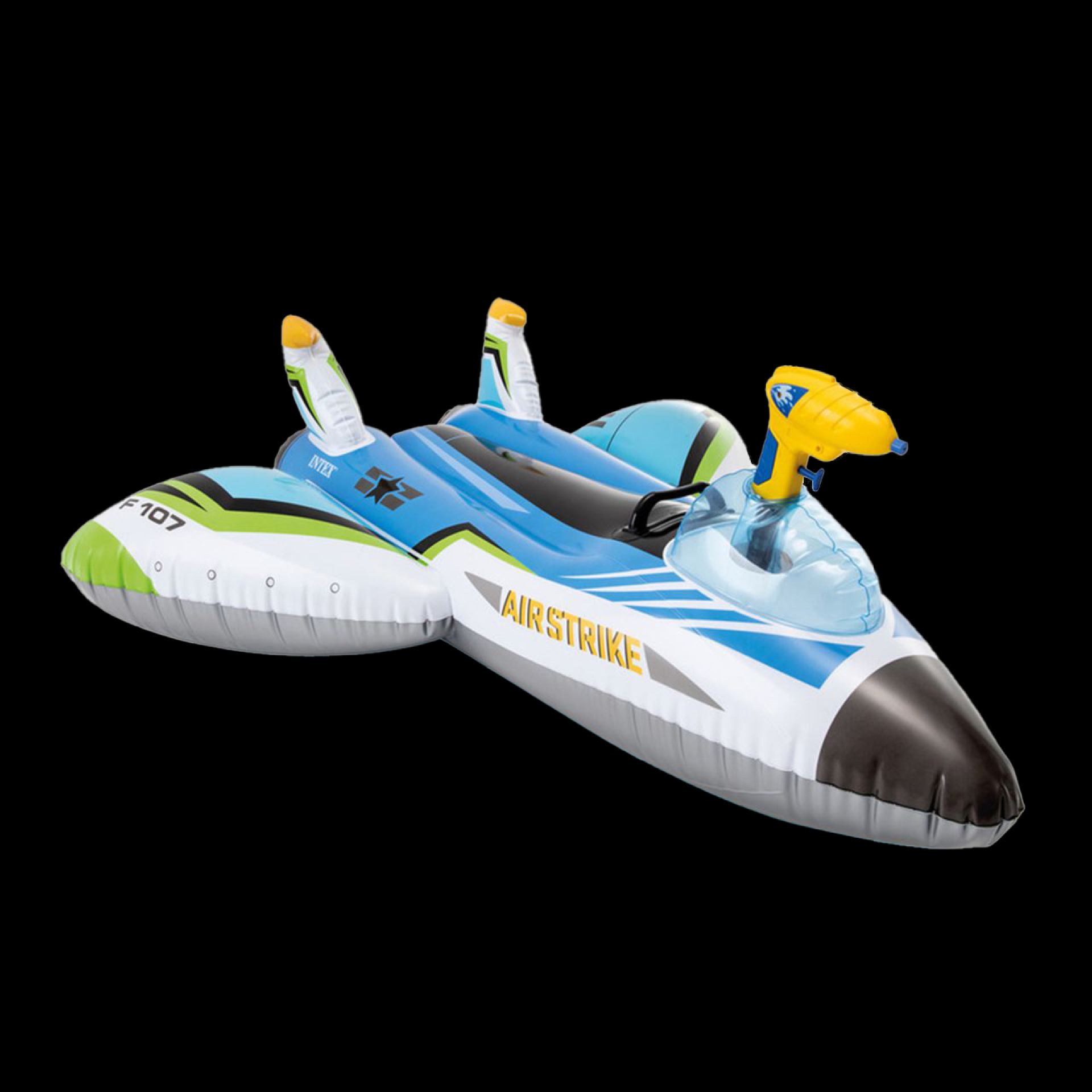 Opblaas plane ride-on inflatable pool floats