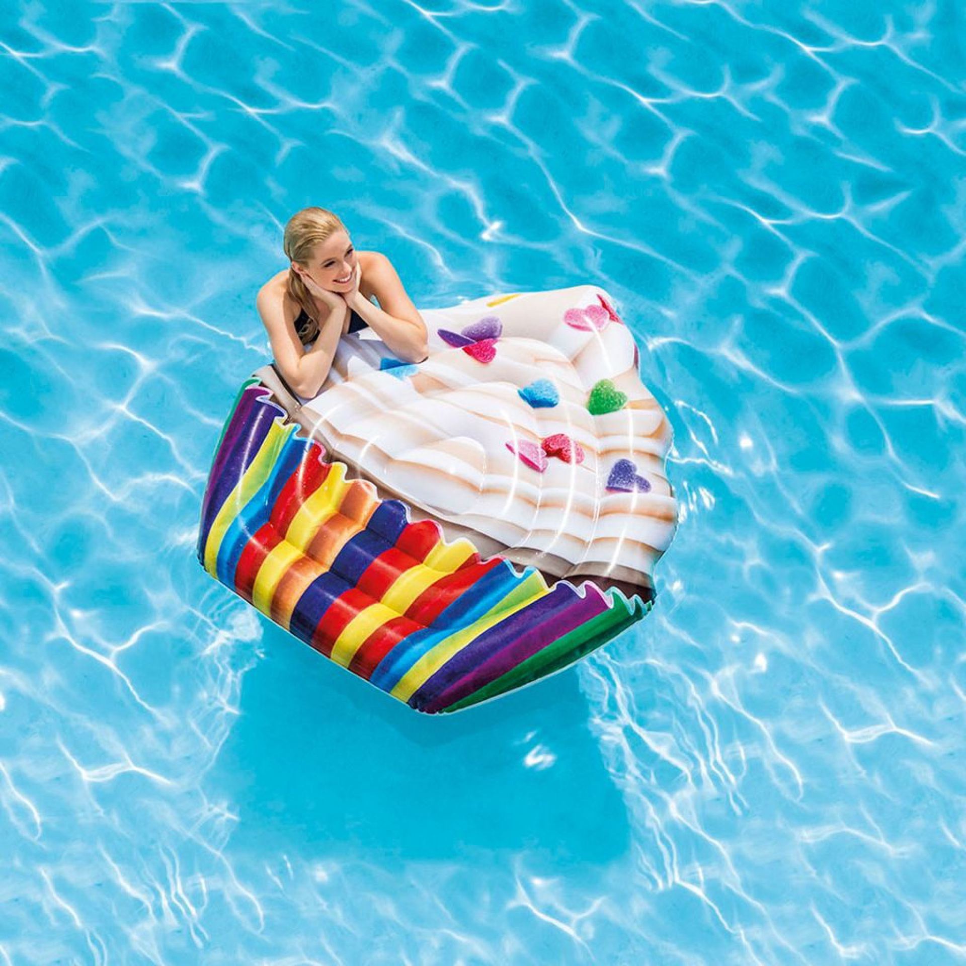 Luchtbed cupcake 142x135cm kopen