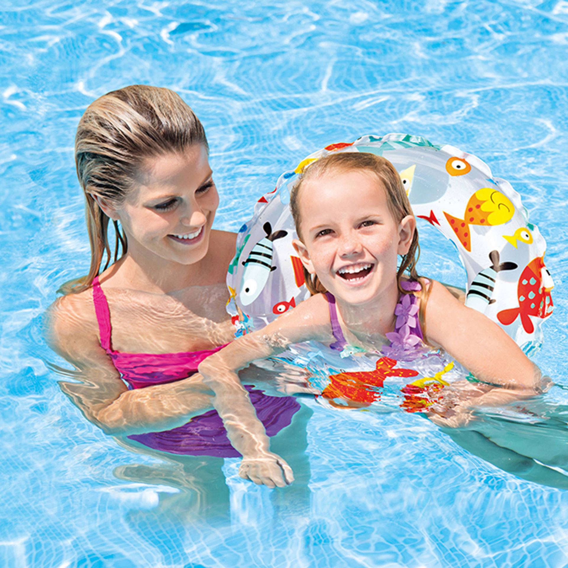 Zwemband lively print swim rings 51cm kopen