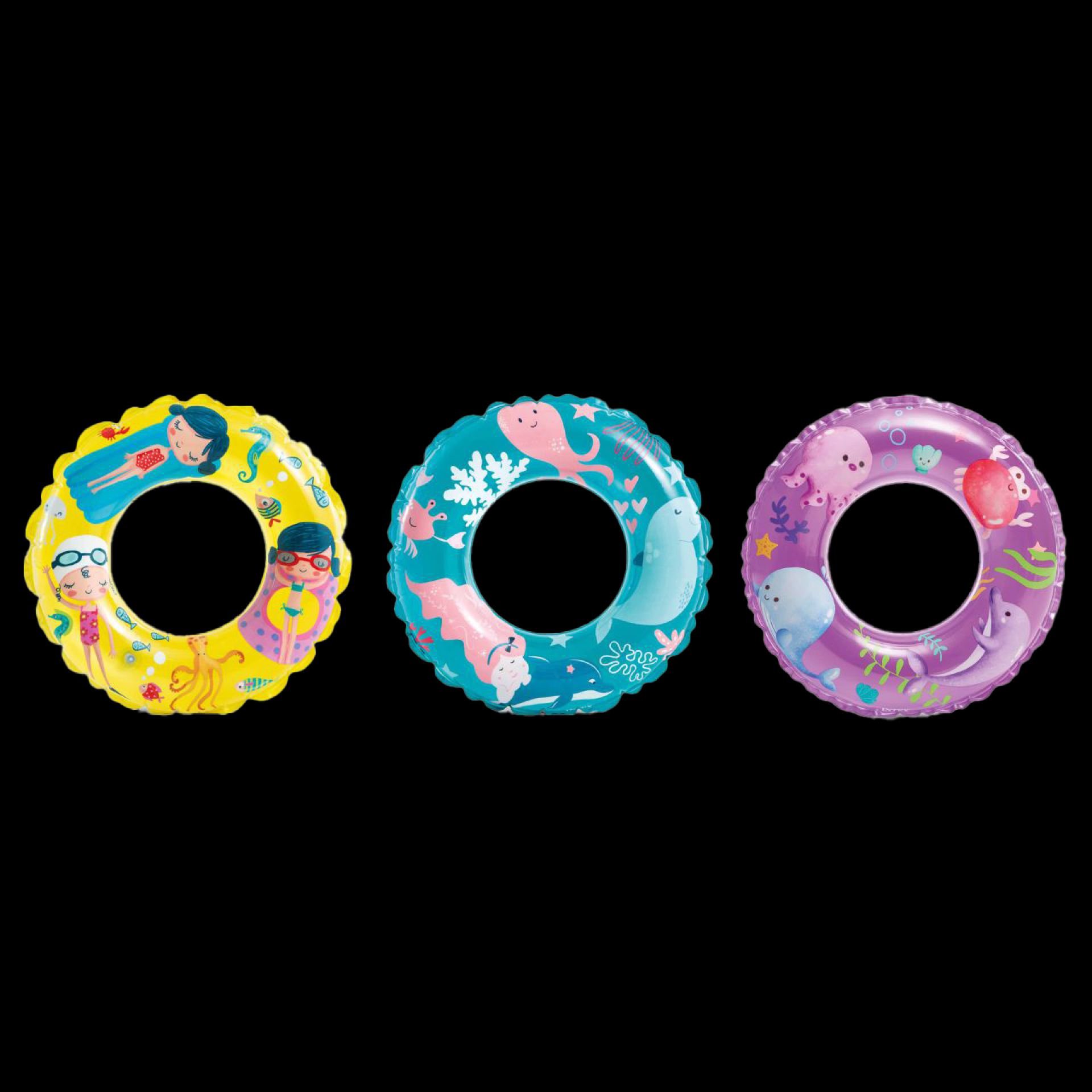 Zwemband transparant rings 61cm