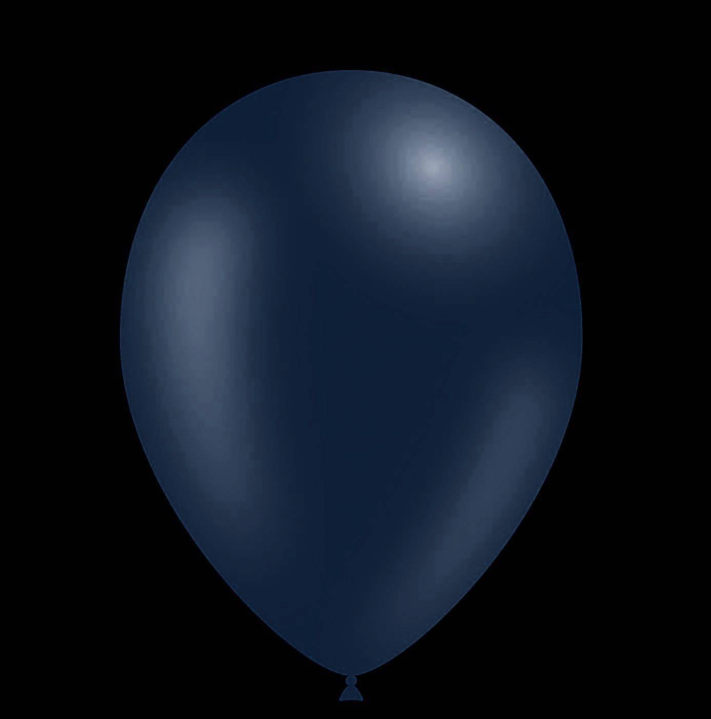 Donkerblauwe ballonnen metallic 26cm