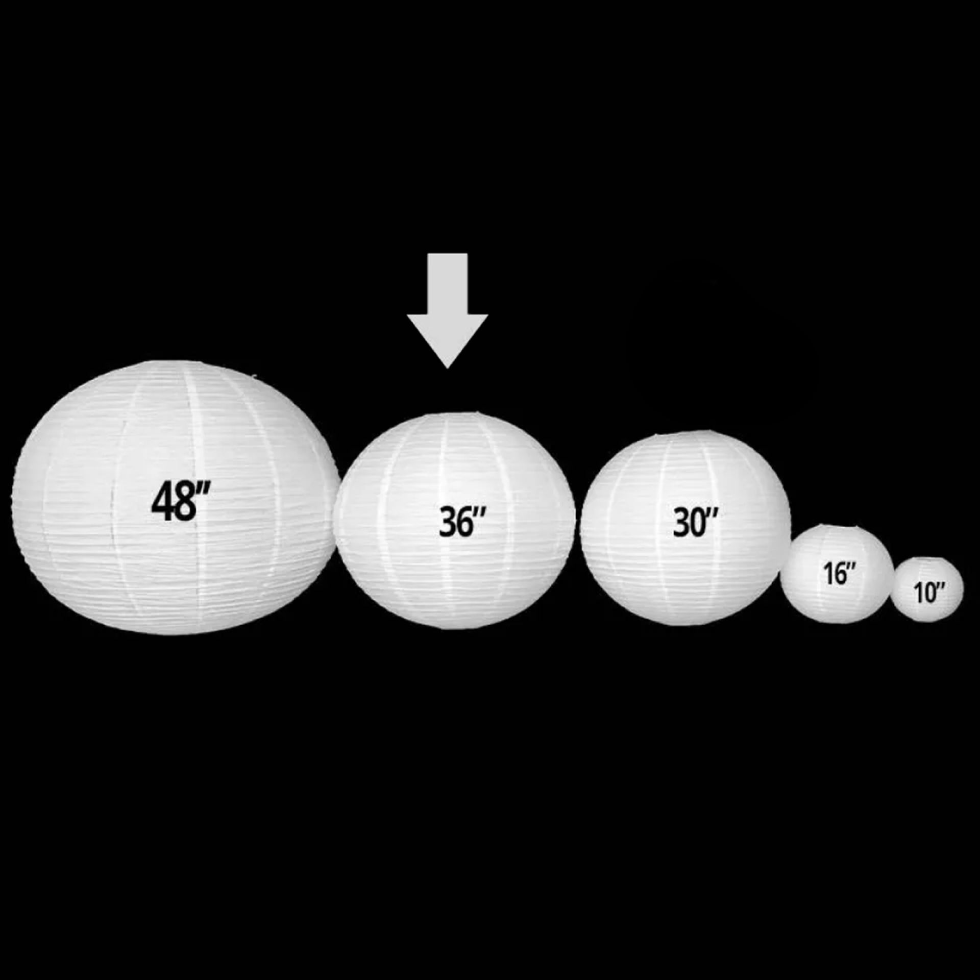witte lampion 91cm kopen