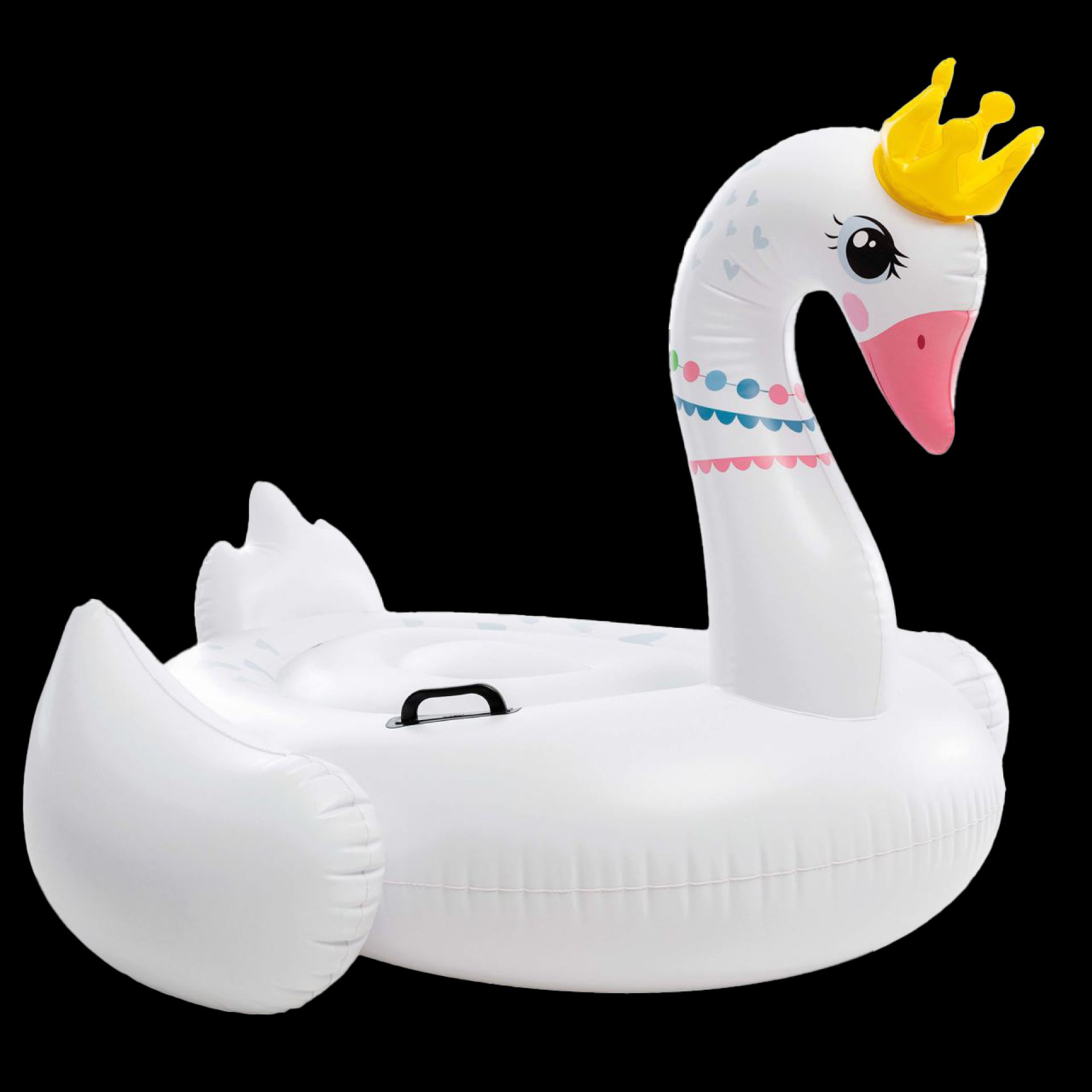 Opblaas zwaan ride-on 142x137x99cm